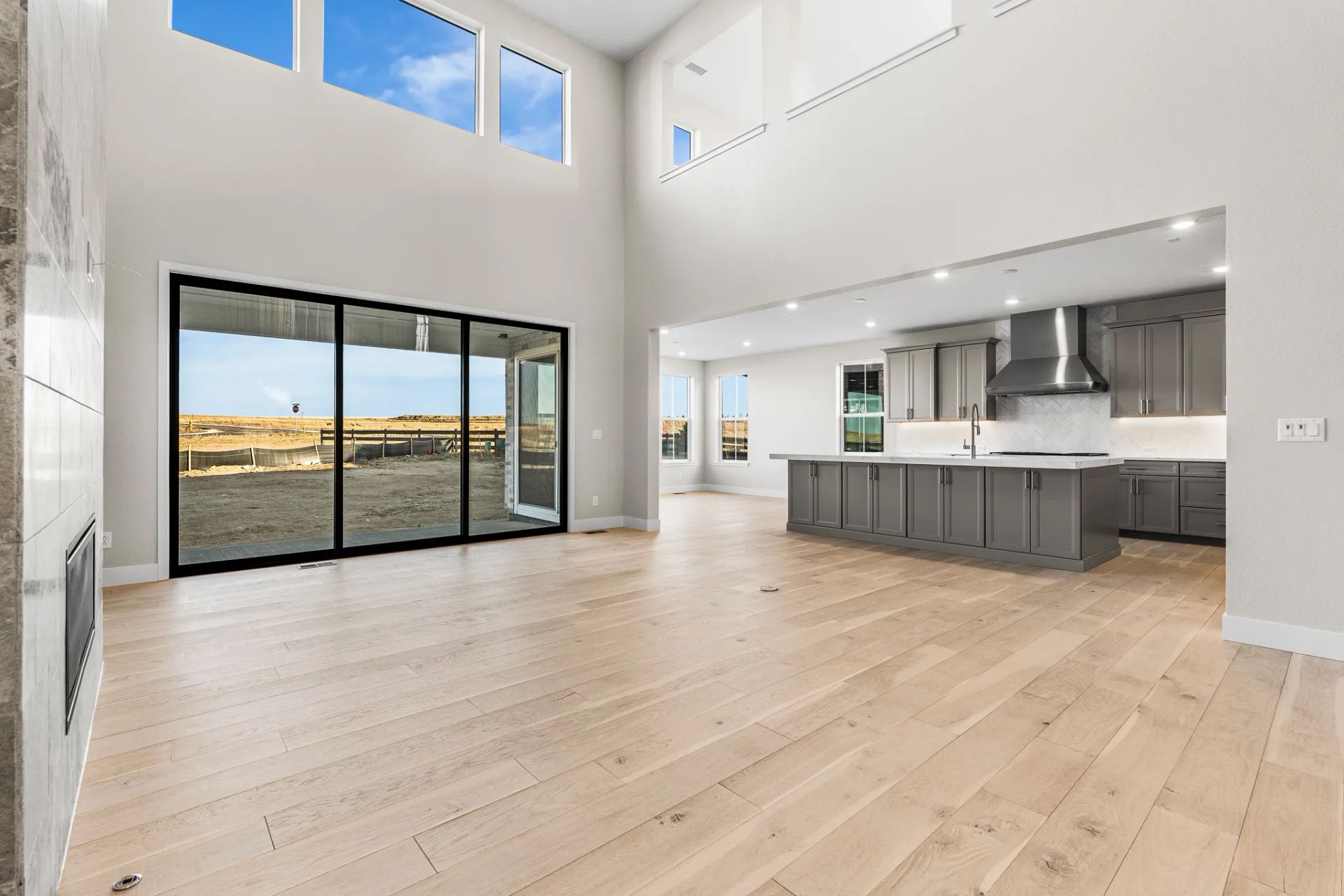 Homesite 3703 Great Room, Kitchen + Dining