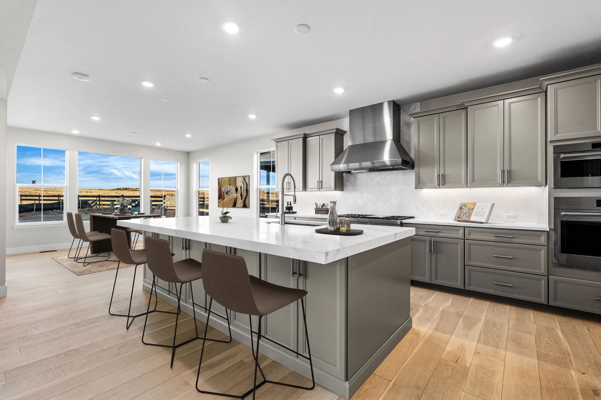 Homesite 3703 Kitchen + Dining - Virtually Staged
