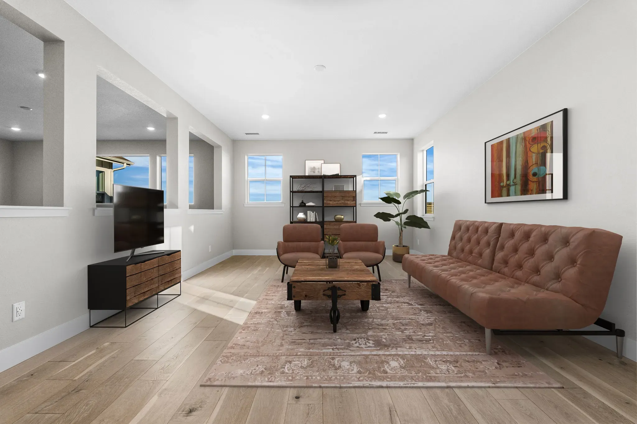 Homesite 3703 Loft - Virtually Staged