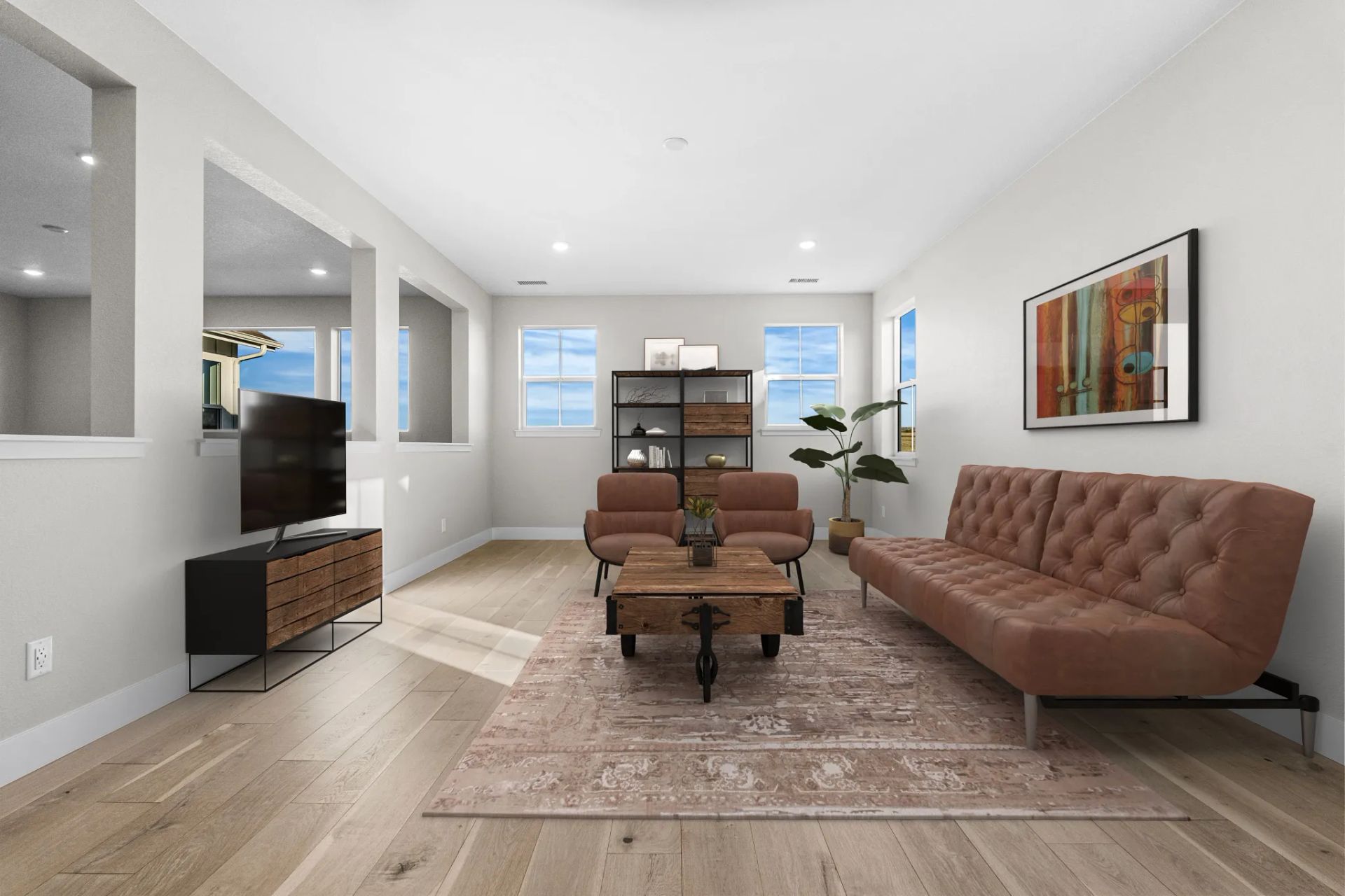 Homesite 3703 Loft - Virtually Staged