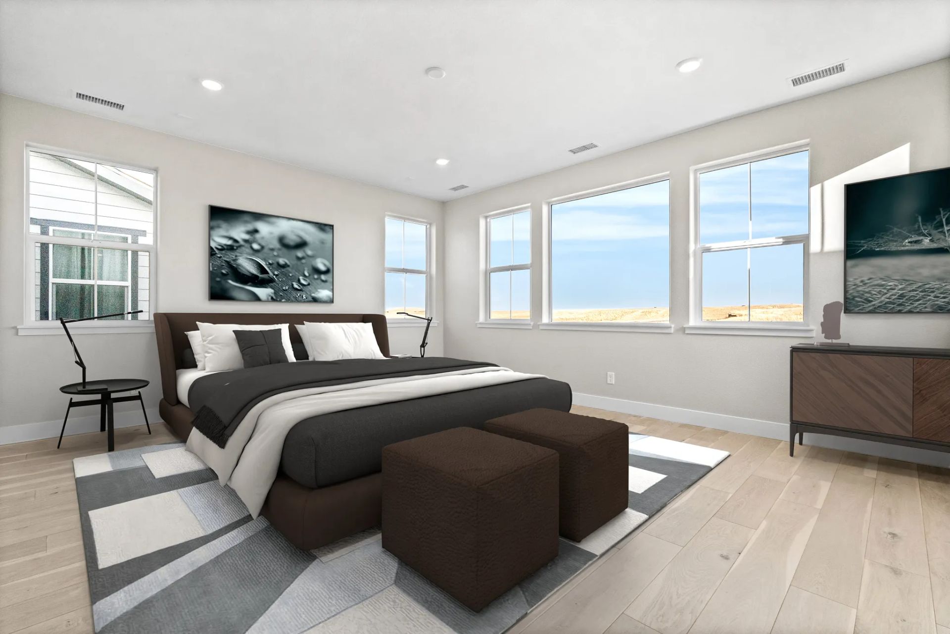 Homesite 3703 Primary Bedroom - Virtually Staged