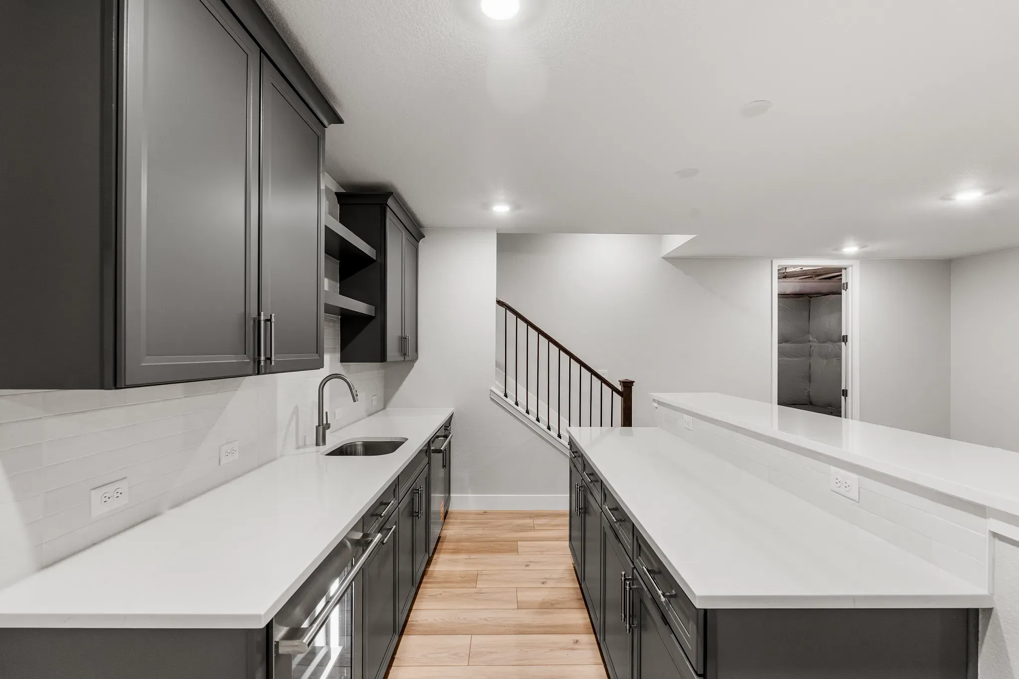 Homesite 3703 Finished Basement Wet Bar