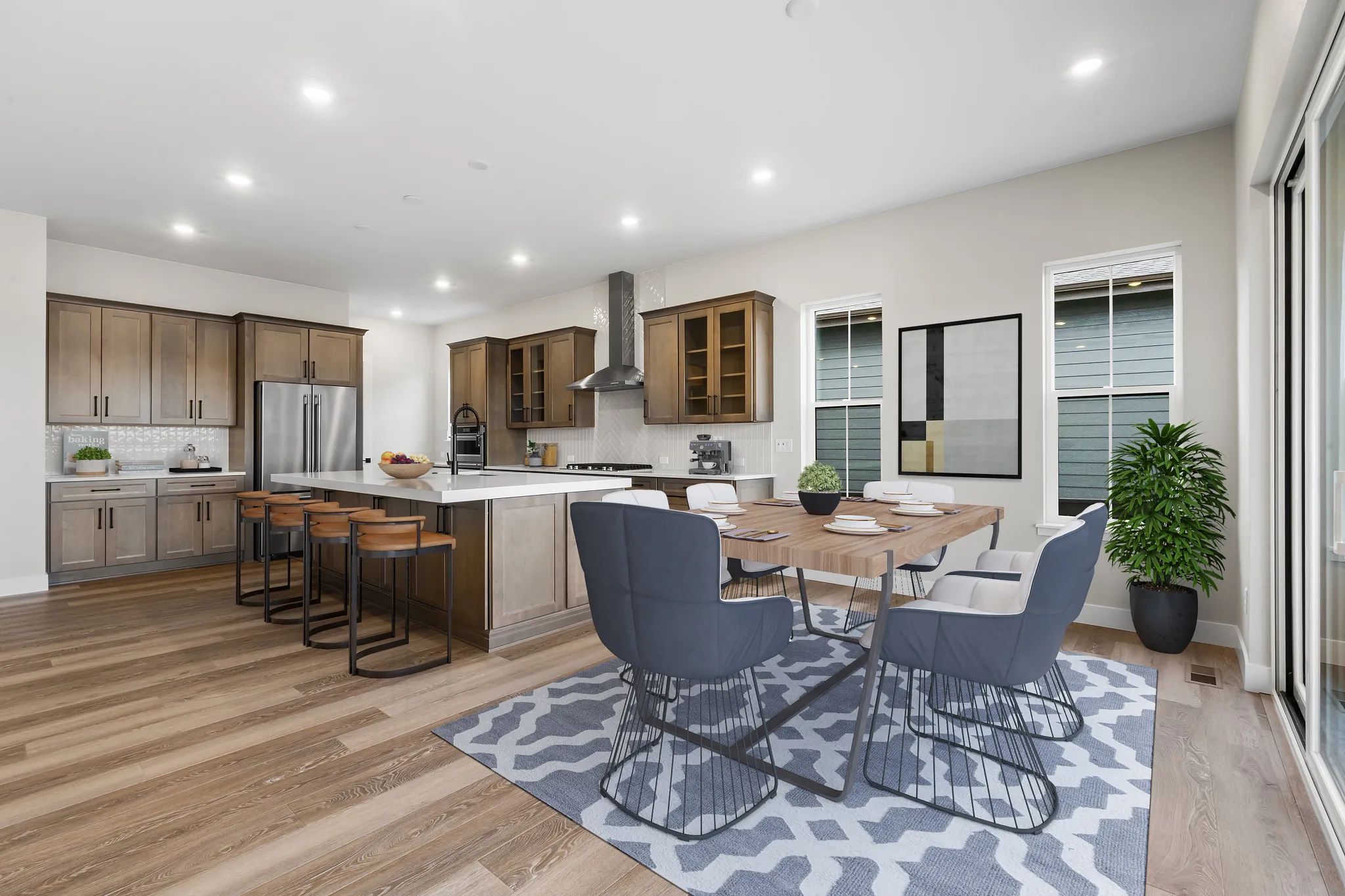 Willowbend Kitchen + Dining - Virtually Staged