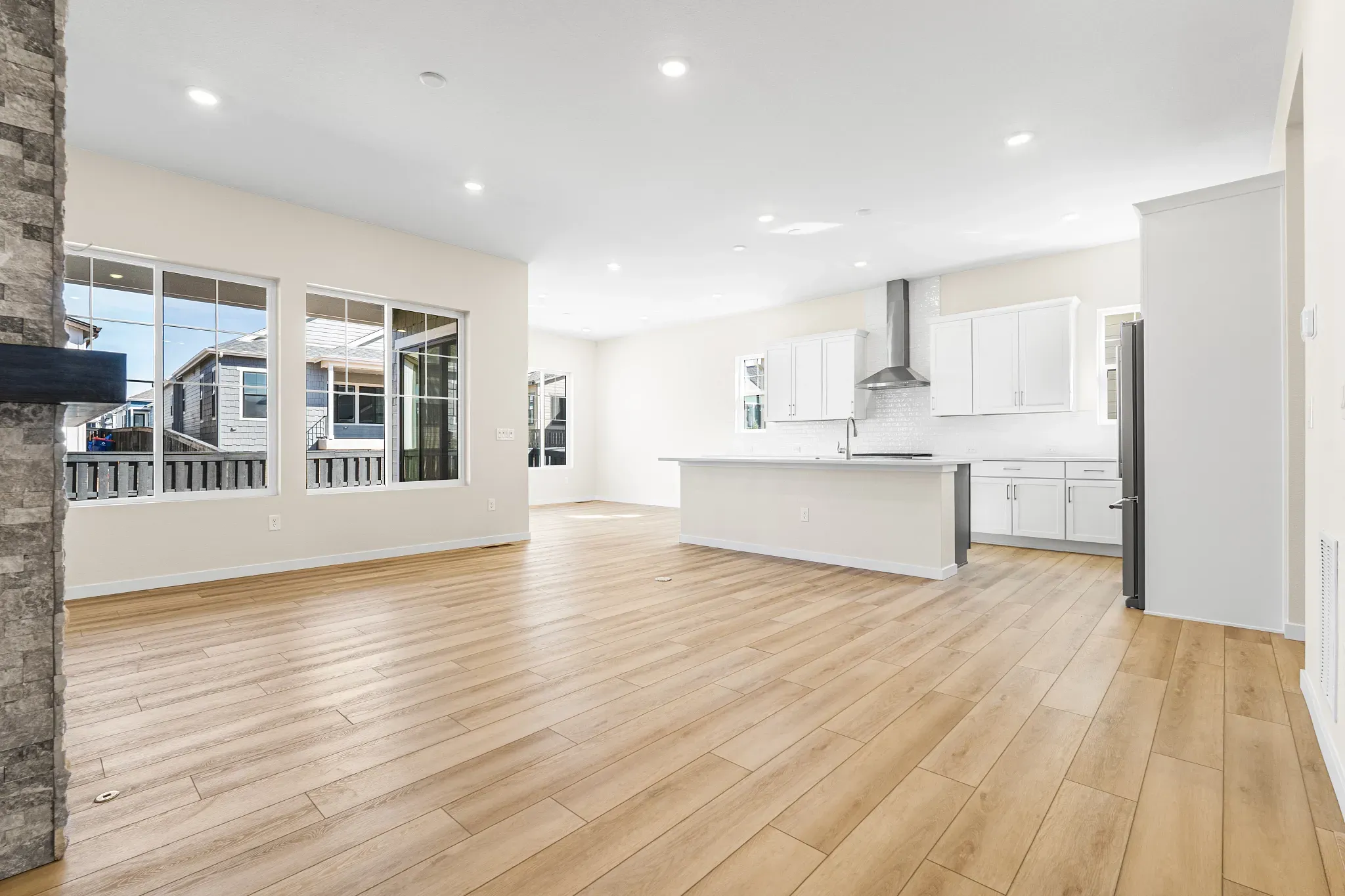 Homesite 70 Great Room, Kitchen + Dining