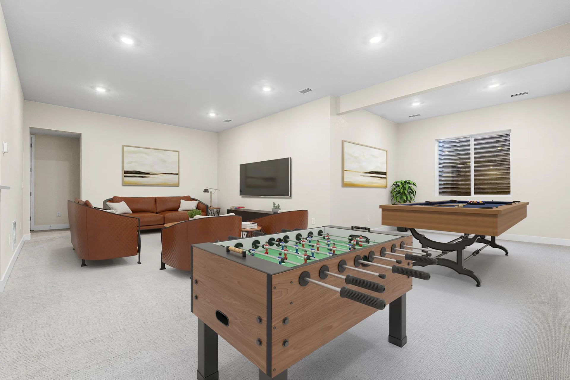 Homesite 70 Finished Basement - Virtually Staged