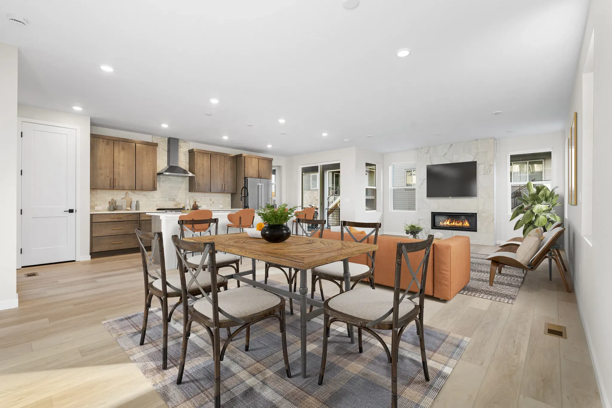 Homesite 46 Dining, Kitchen + Great Room - Virtual