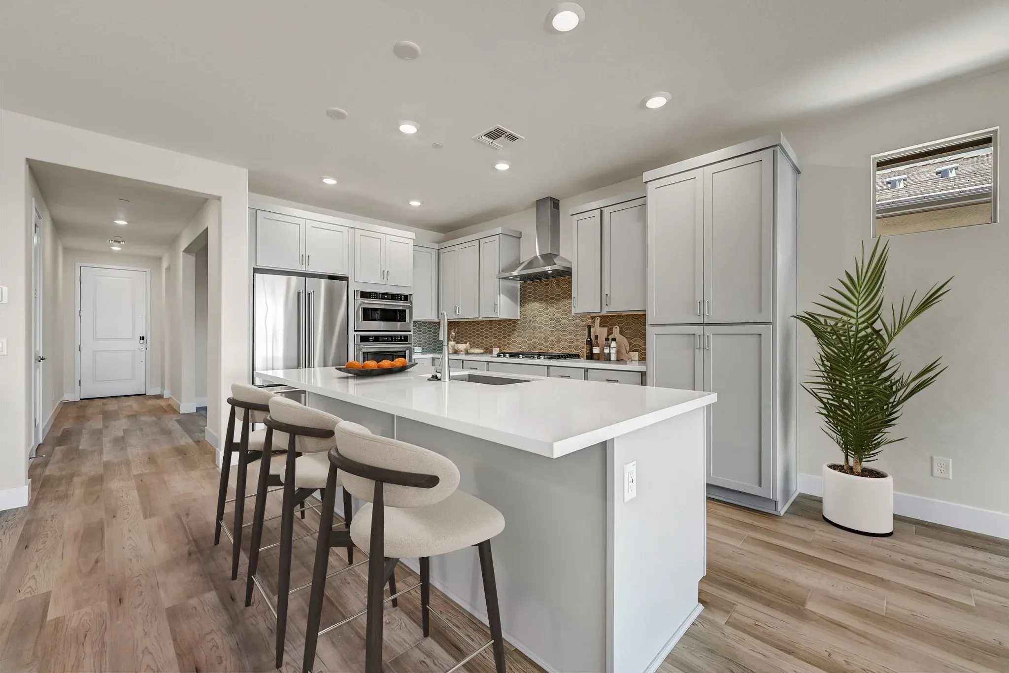 Virtually Staged Ridgecrest Flourish HS 91 Kitchen