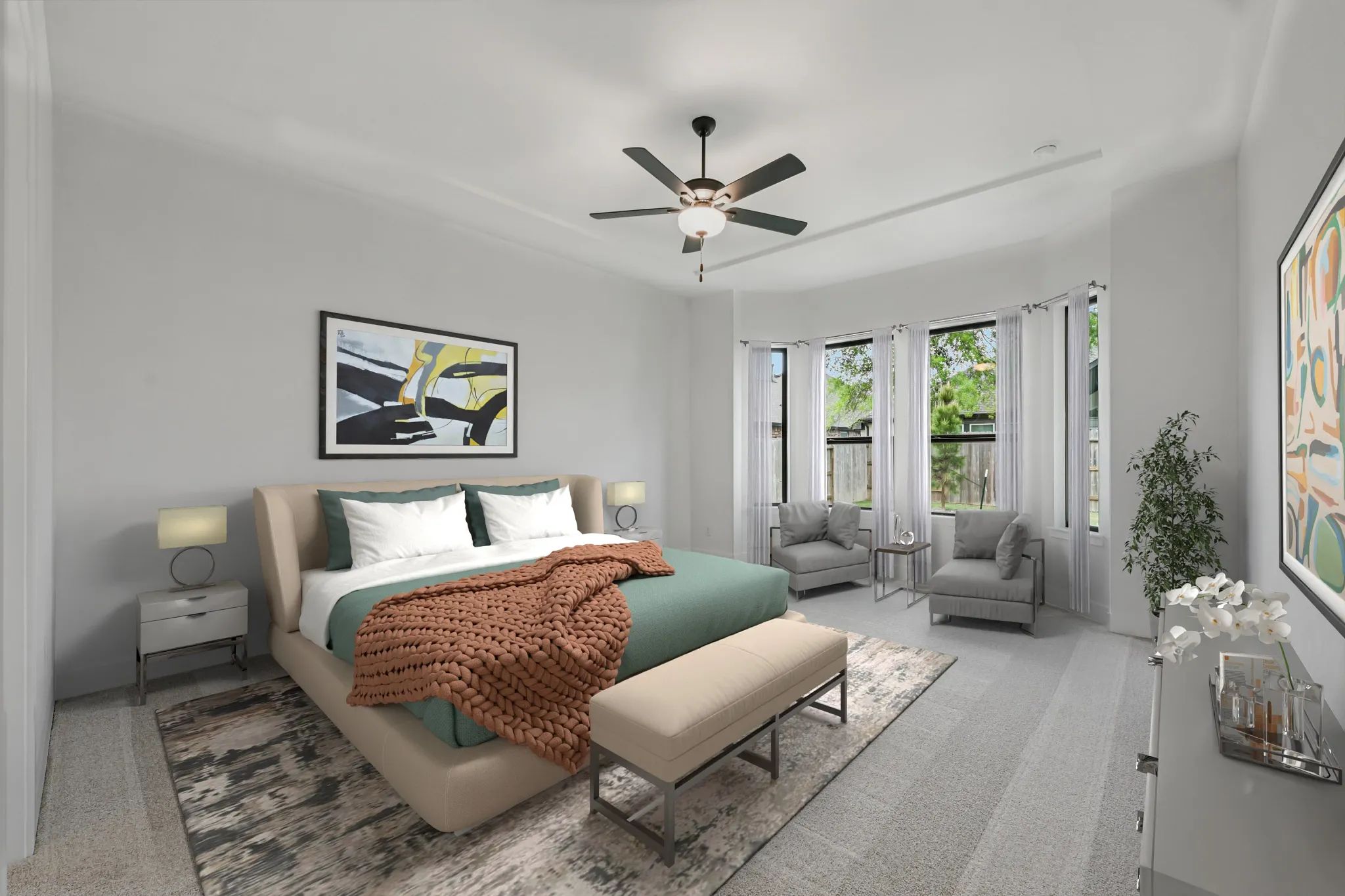 Plan 5072 Primary Bed