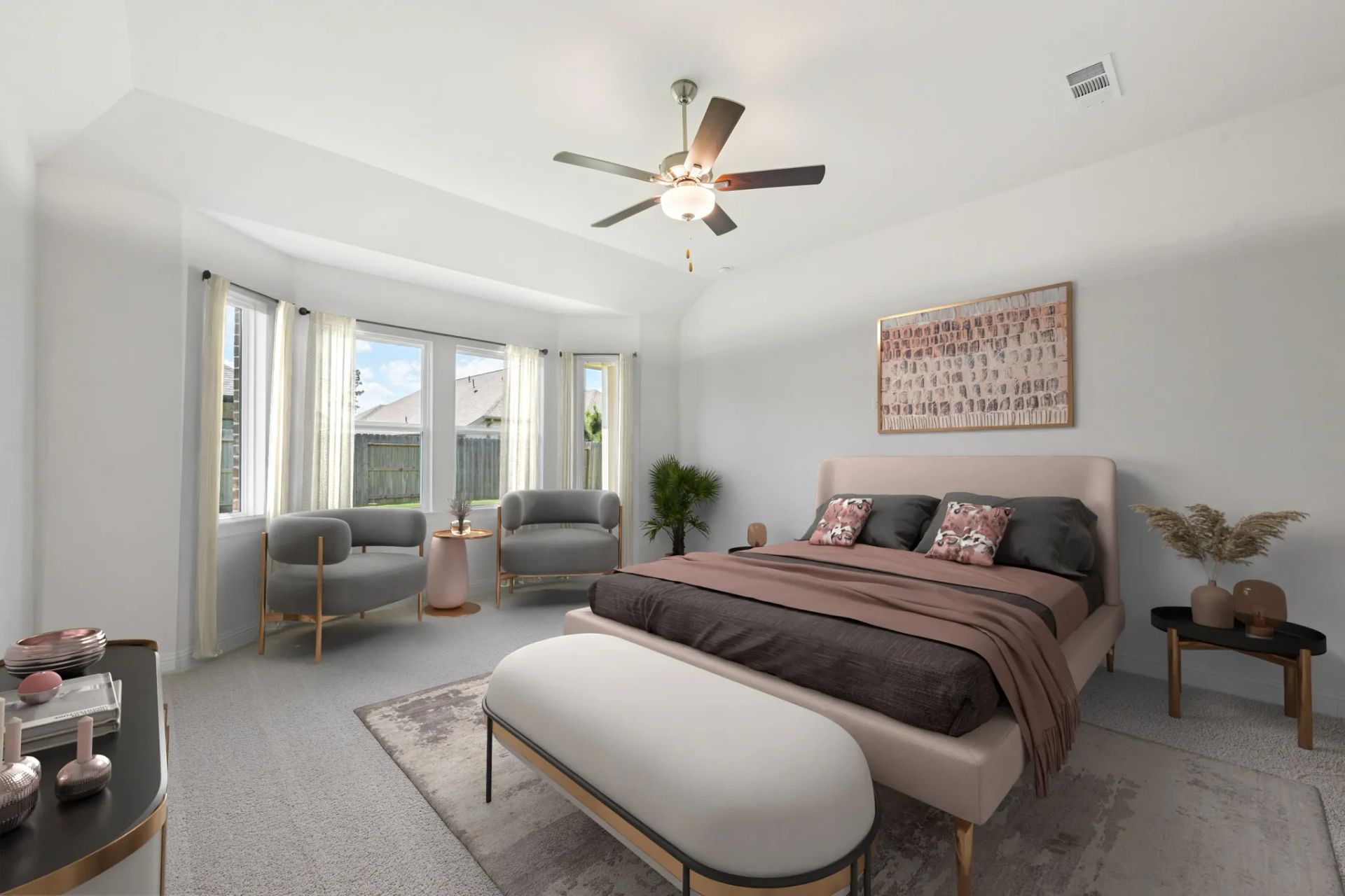 Homesite 5208 Primary Bed - Staged