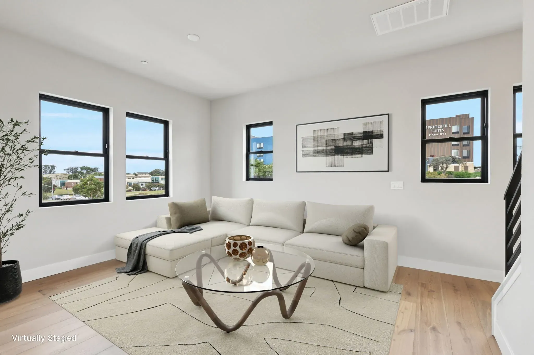 Rooftops Lot 405 Flex Space Virtually Staged