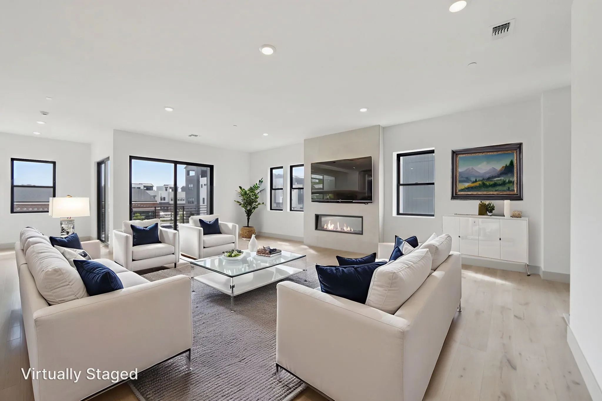 Rooftops Homesite 1001 Great Room Virtually Staged
