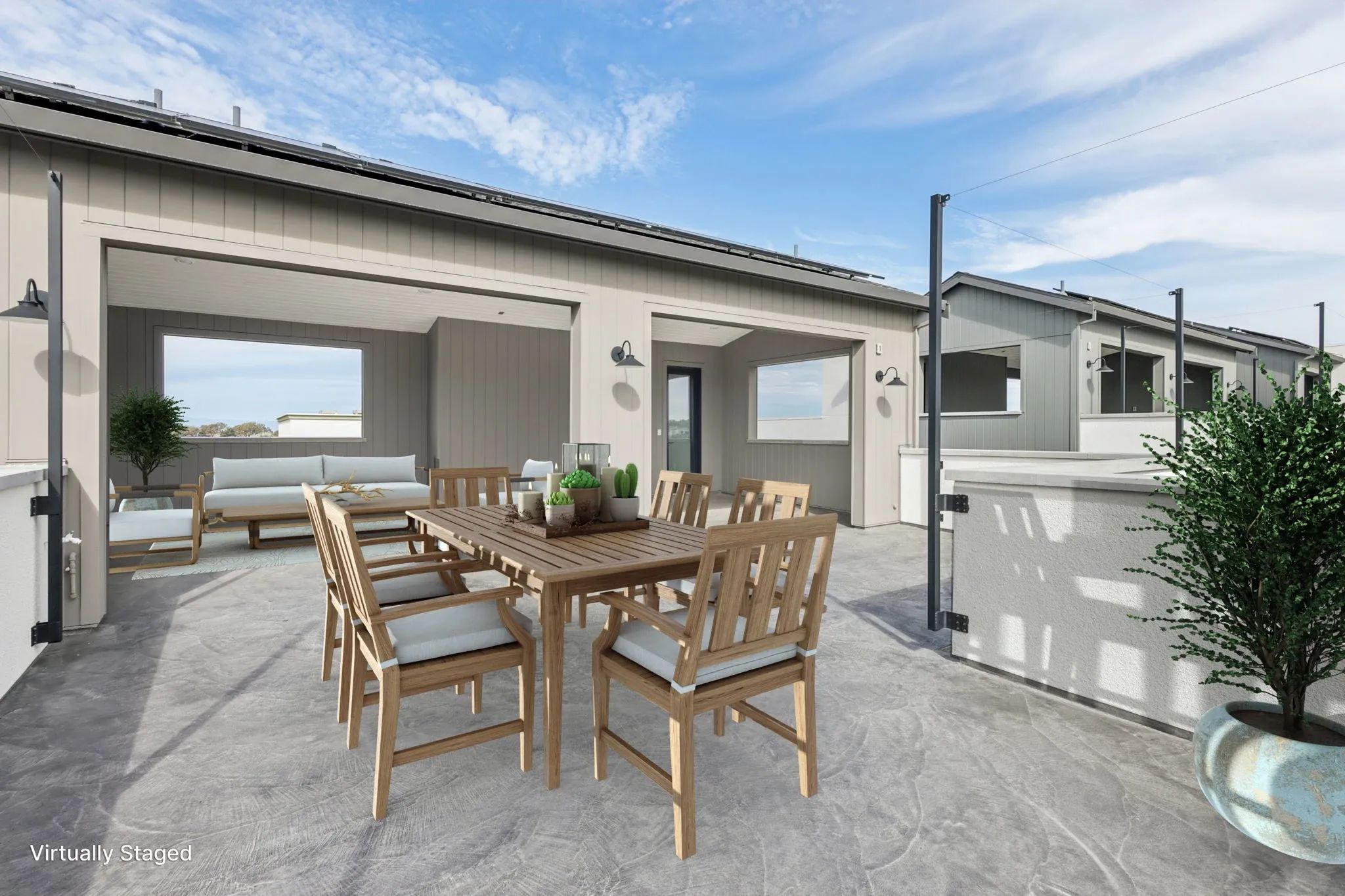 Rooftops Homesite 1304 Rooftop Deck Virtually Stag