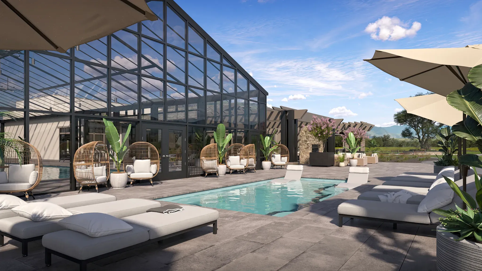 Coming Soon, Outdoor Spa Rendering