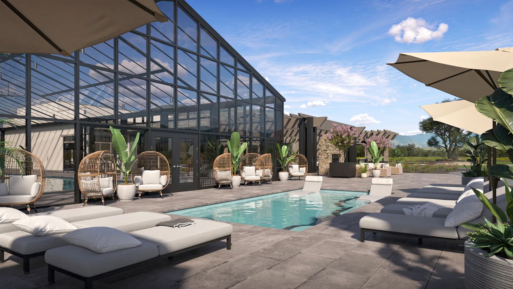 Coming Soon, Outdoor Spa Rendering