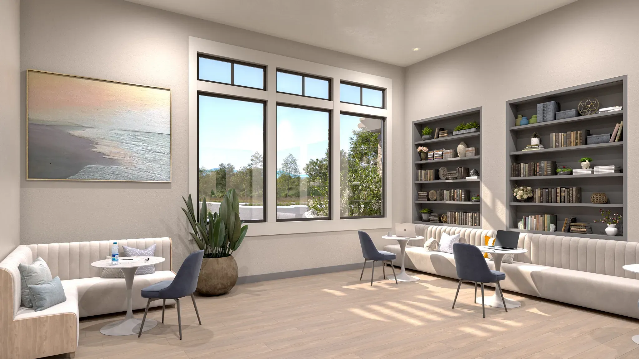 Coming Soon, Lounge Area Rendering