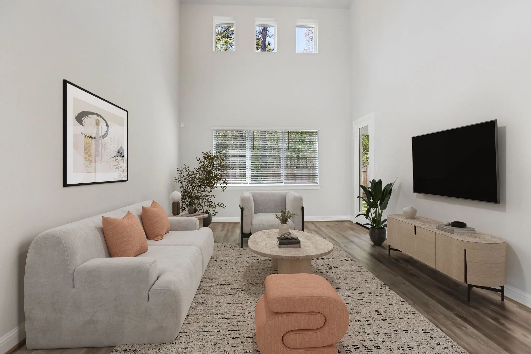 Homesite 1305 Great Room - Staged