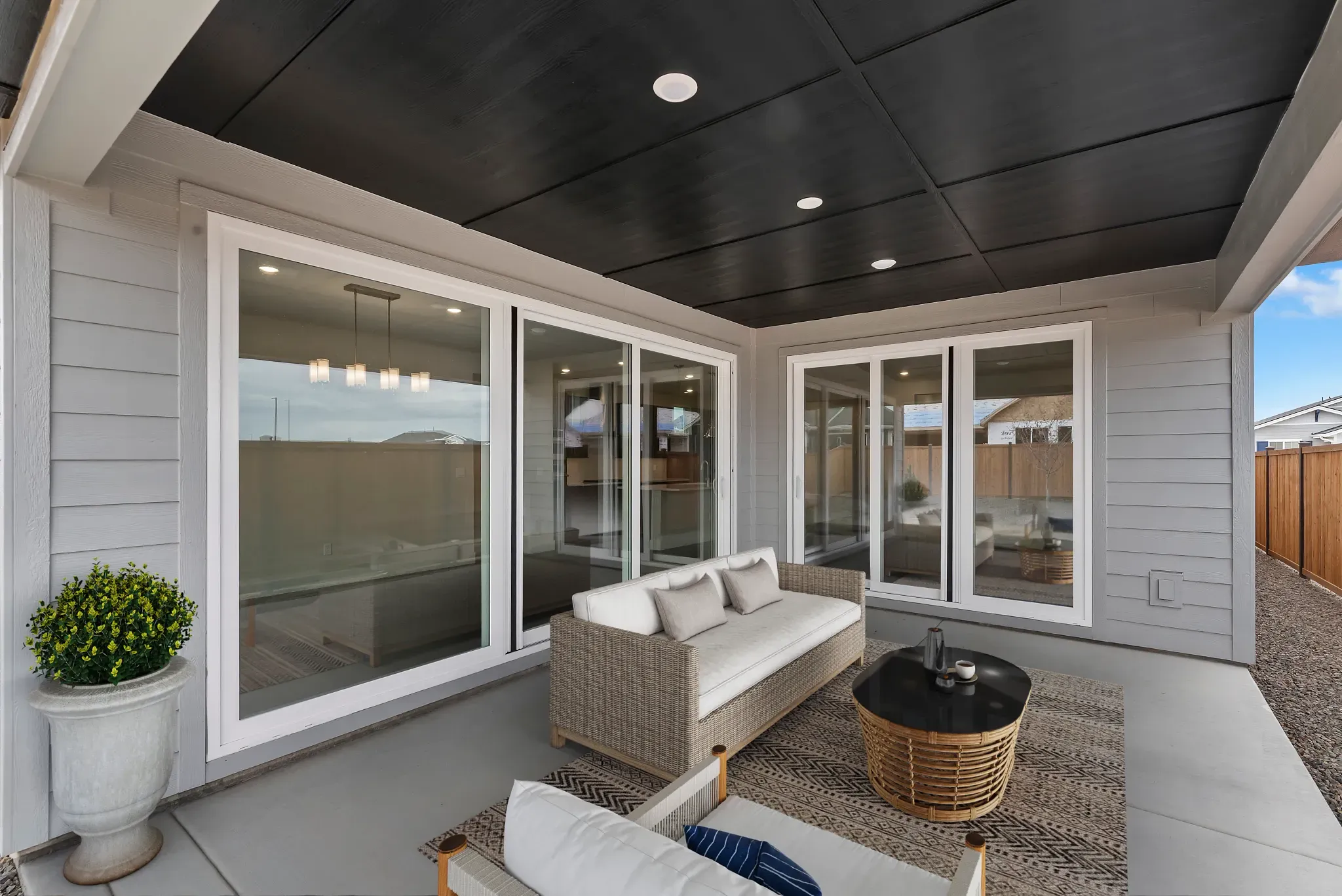Virtually Staged Valor Reunion HS 527 Patio