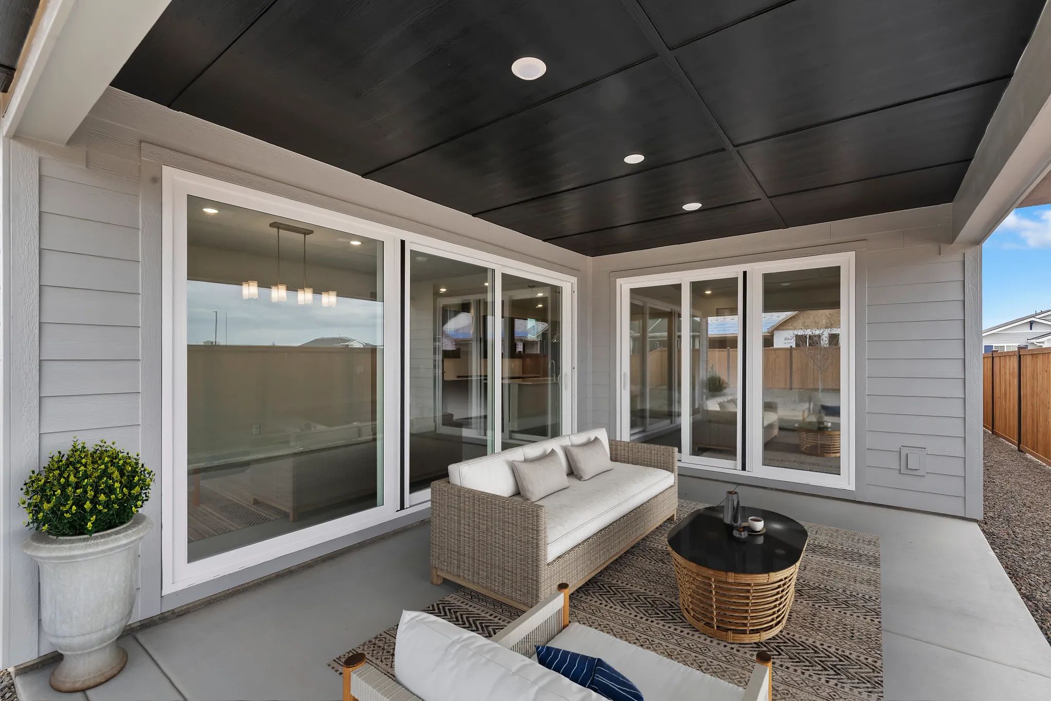 Virtually Staged Valor Reunion HS 527 Patio