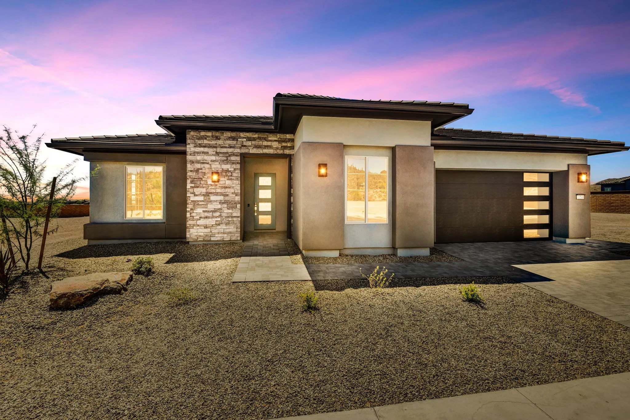 Trilogy Ridgecrest Costa HS 105 Exterior Dusk