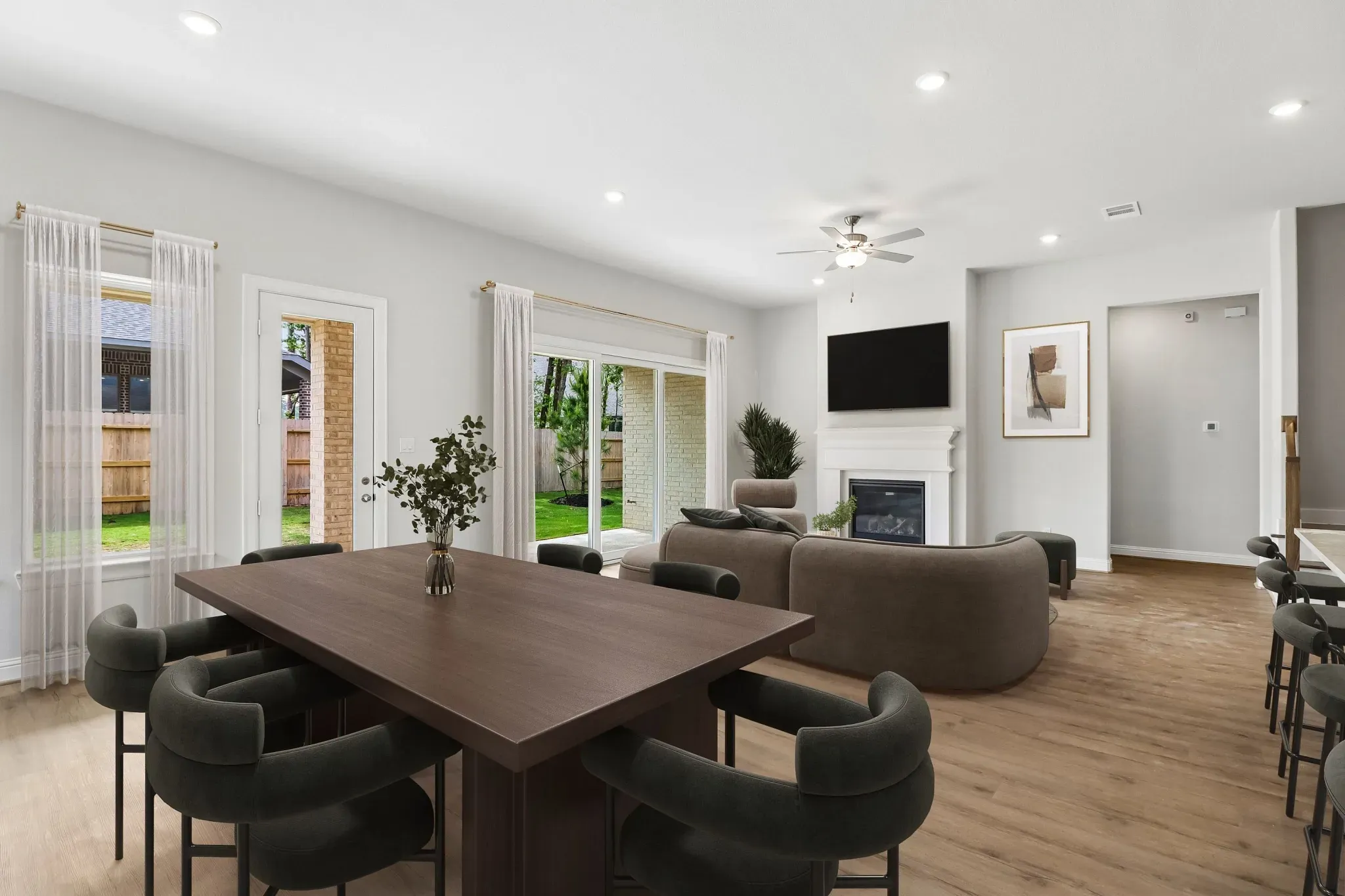Homesite 2405 Great Room - Staged