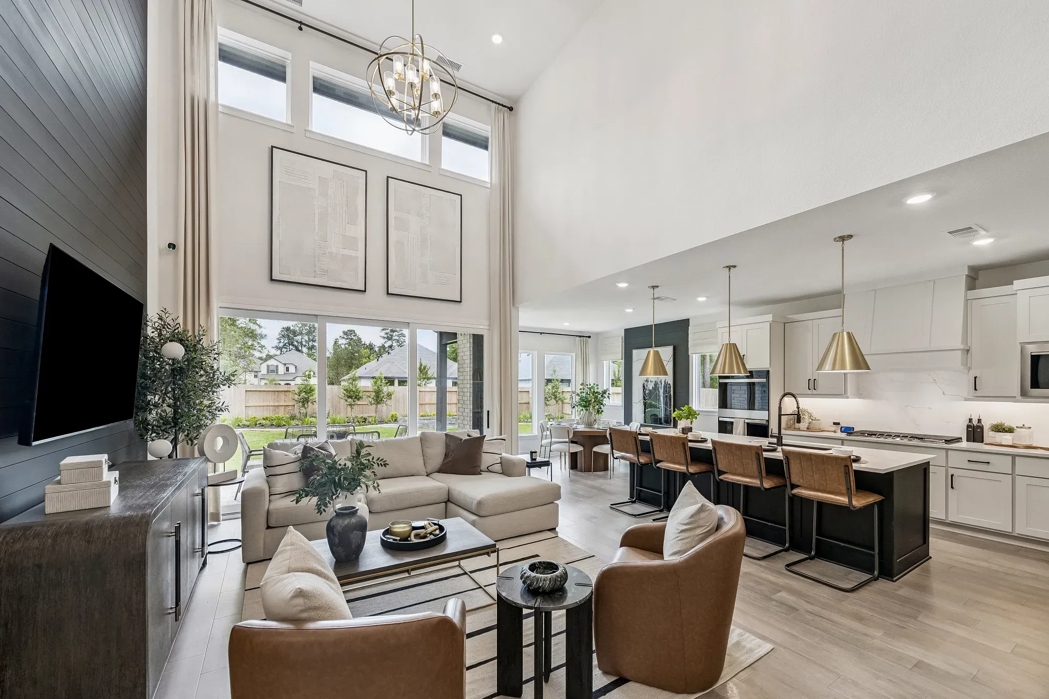 Plan 4069 Model Great Room