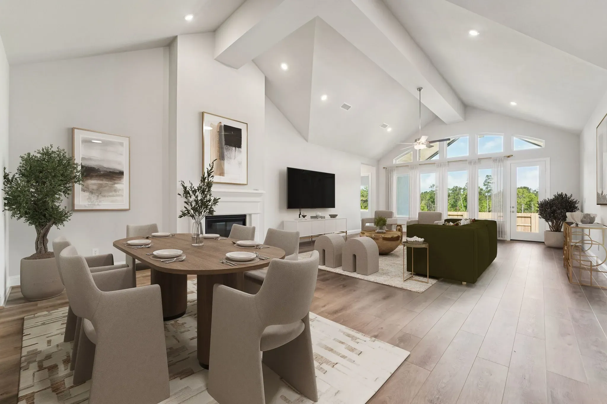 Homesite 7602 Dining Room - Staged