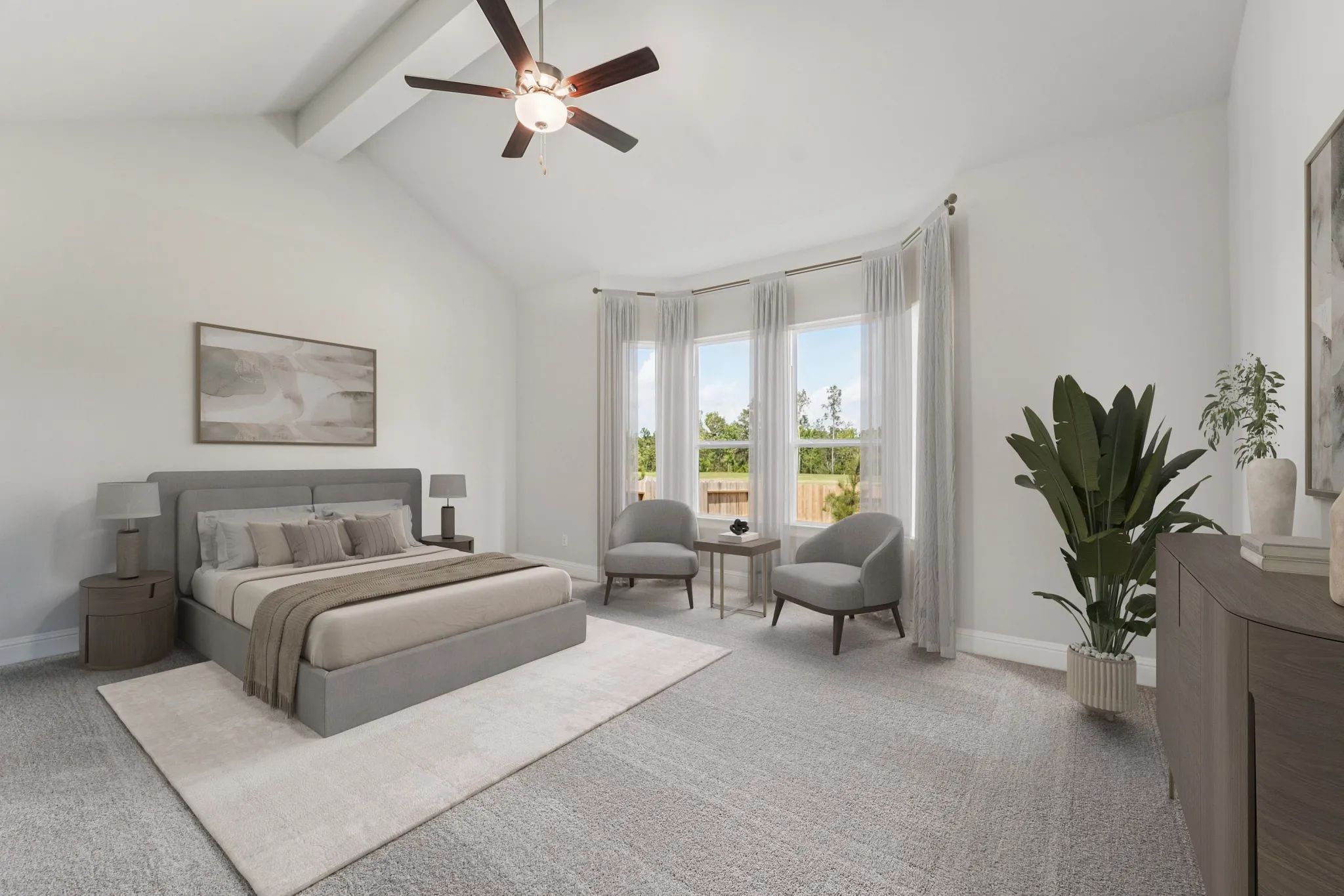Homesite 7602 Primary Bed - Staged