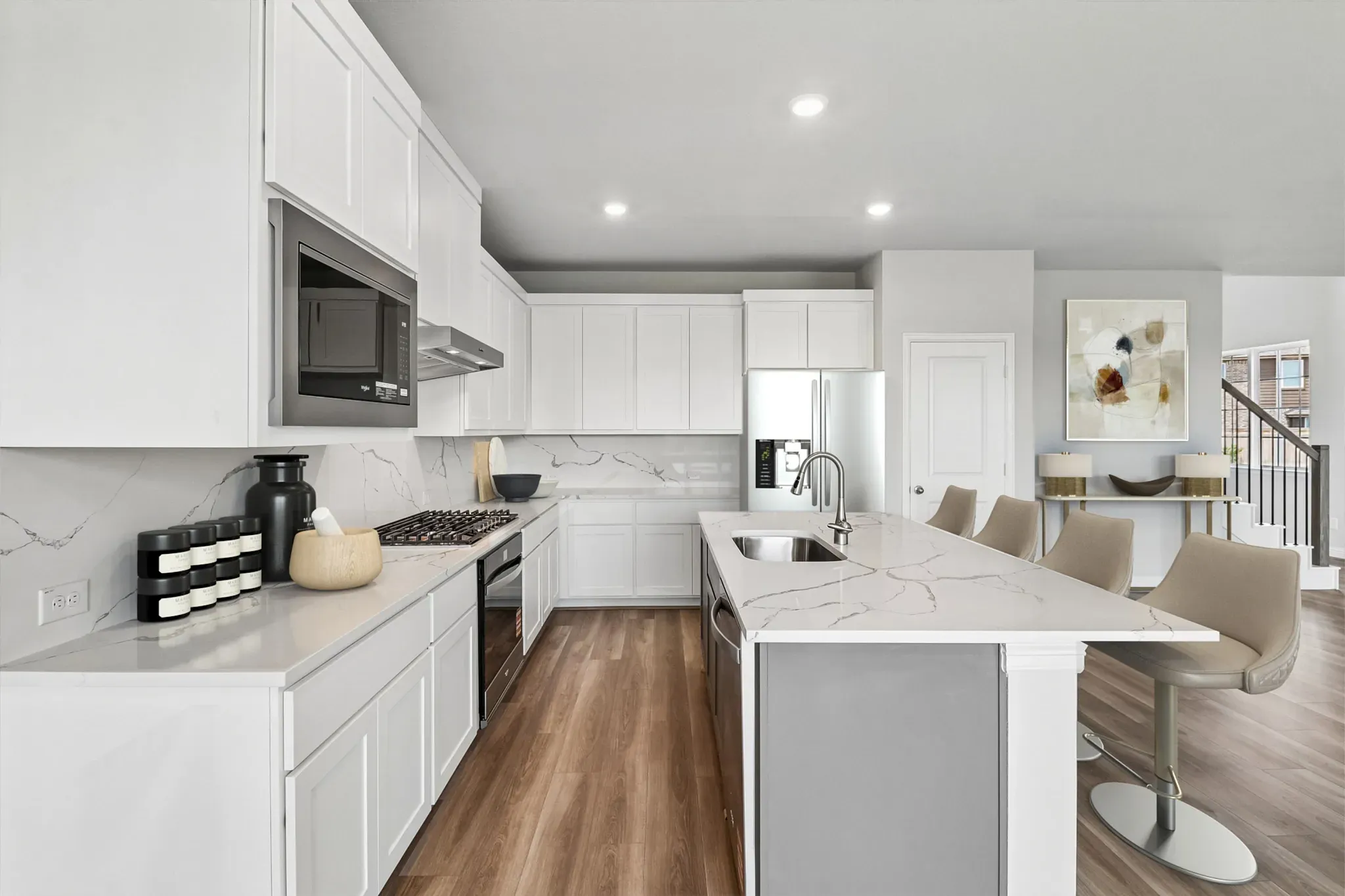 Plan 3069 Kitchen - Staged