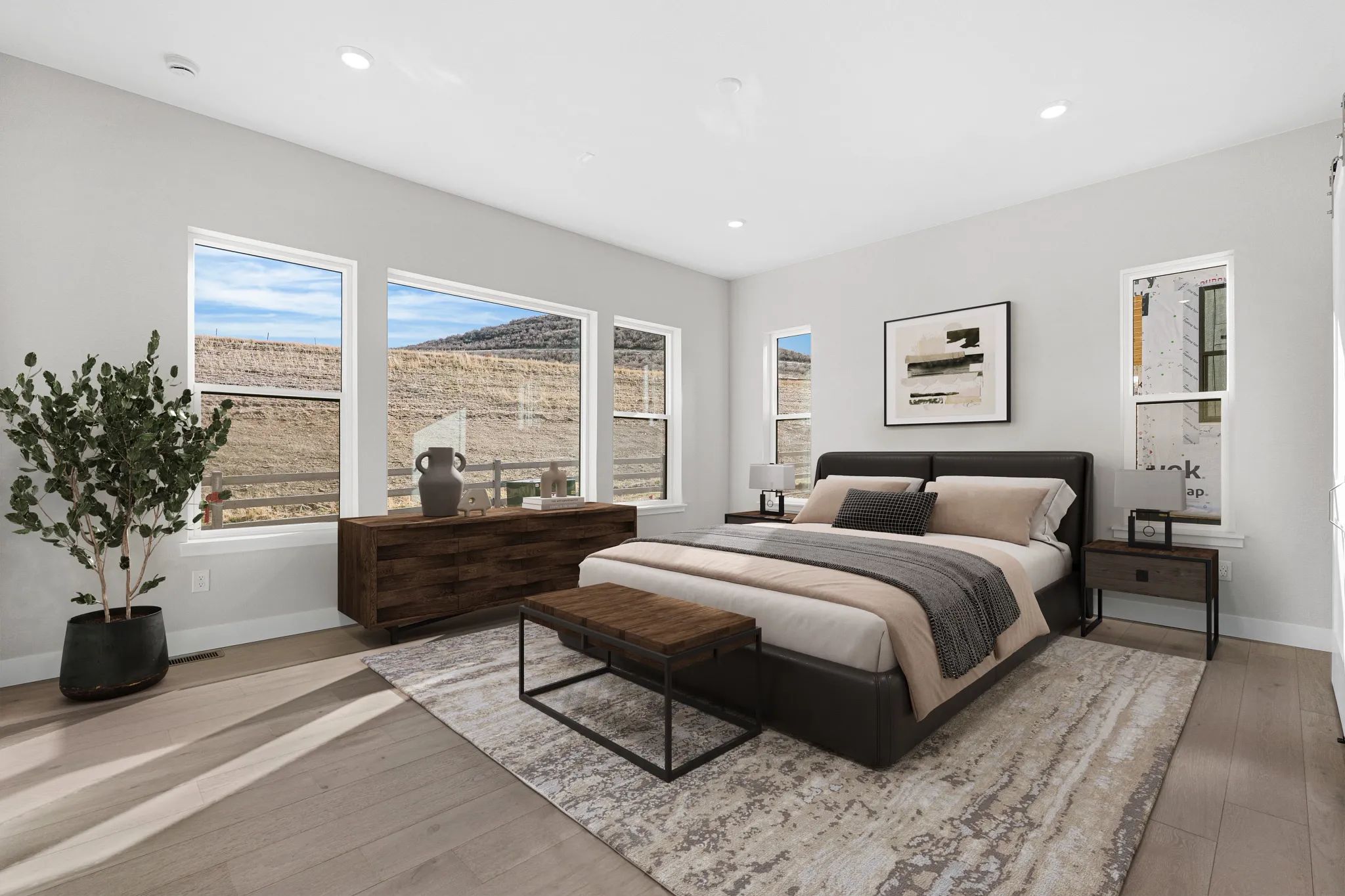 Brantley Plan Primary Bedroom - Virtually Staged