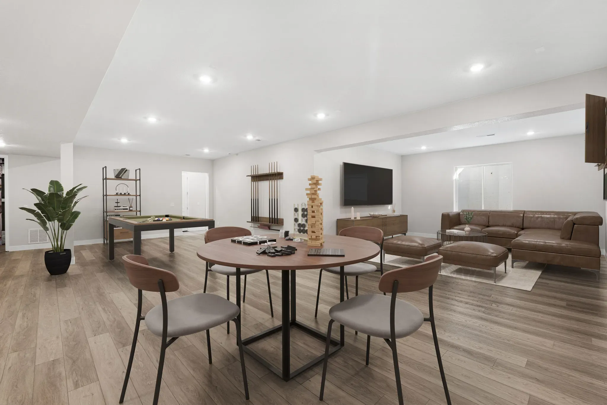 Brantley Plan Finished Basement - Virtually Staged