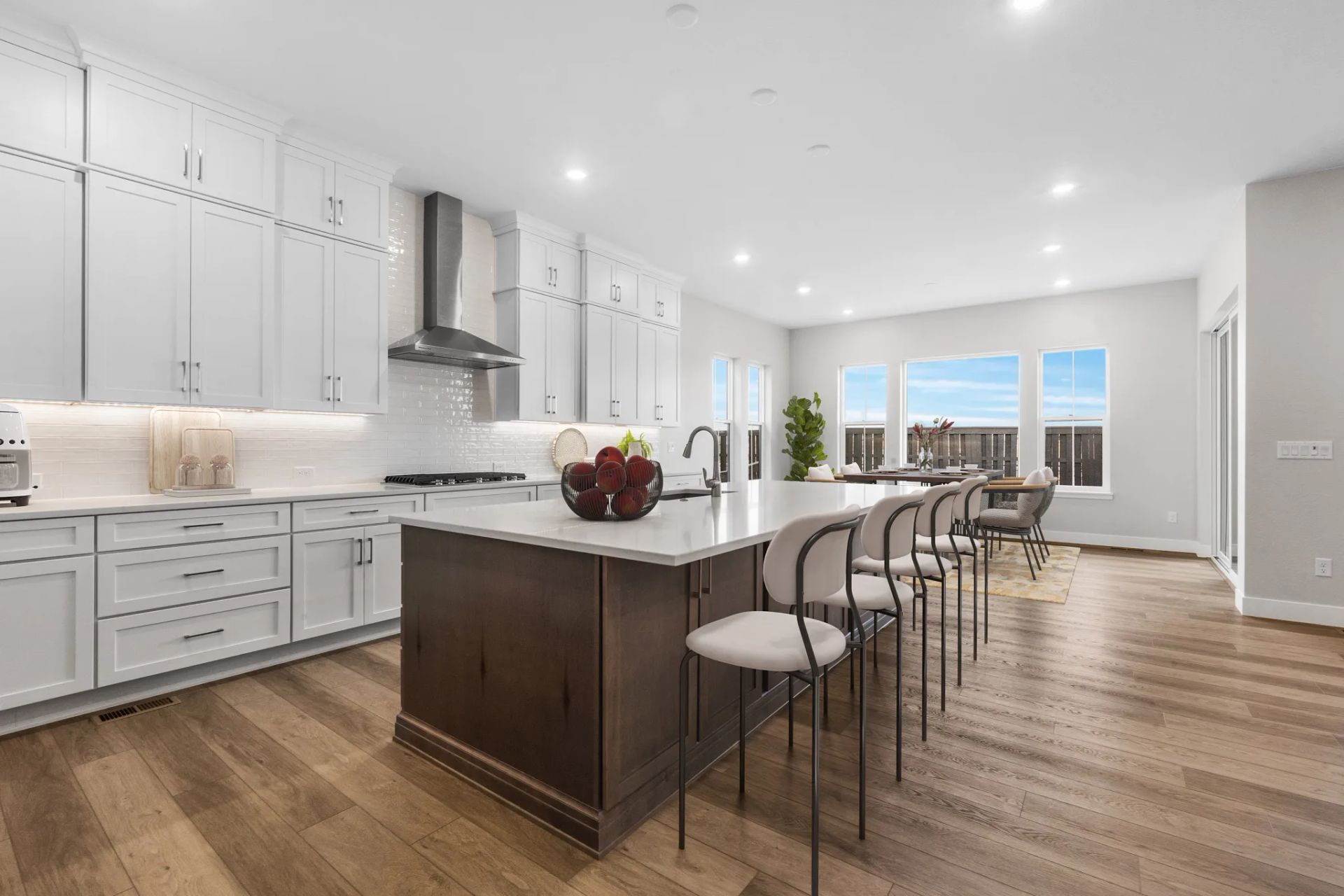 Serenewood Kitchen + Dining - Virtually Staged
