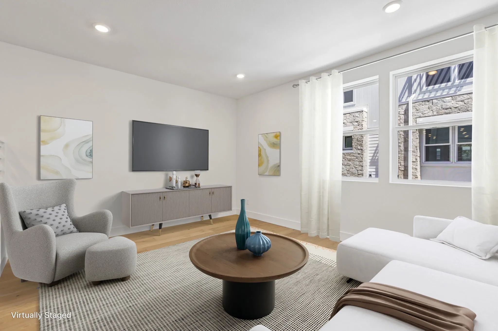 Serenity Lot 504 Living Room Virtually Staged