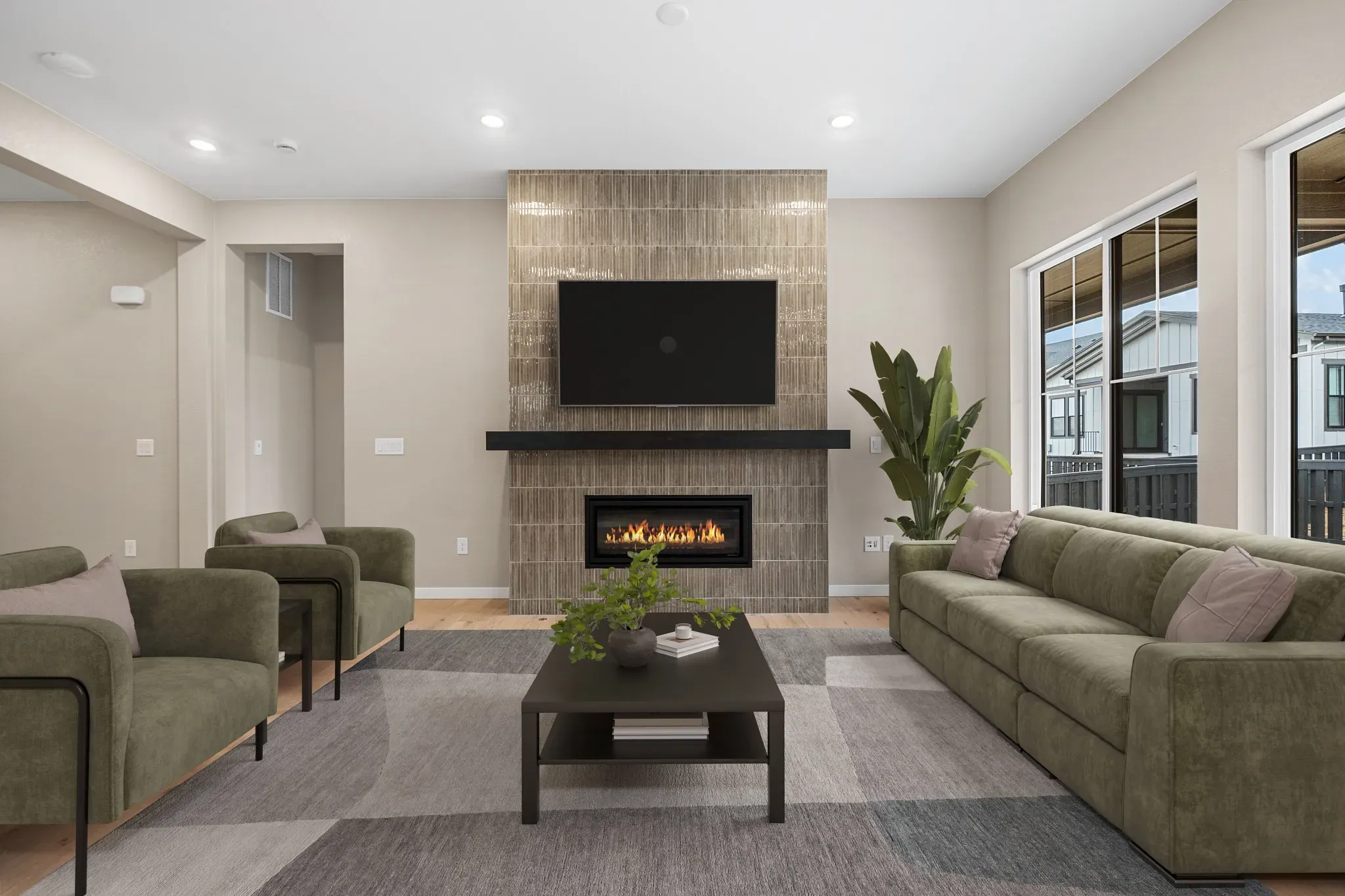 Homesite 69 Great Room - Virtually Staged