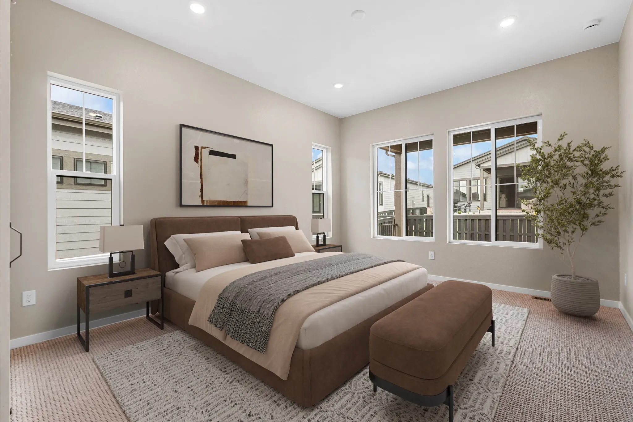 Homesite 69 Primary Bedroom - Virtually Staged