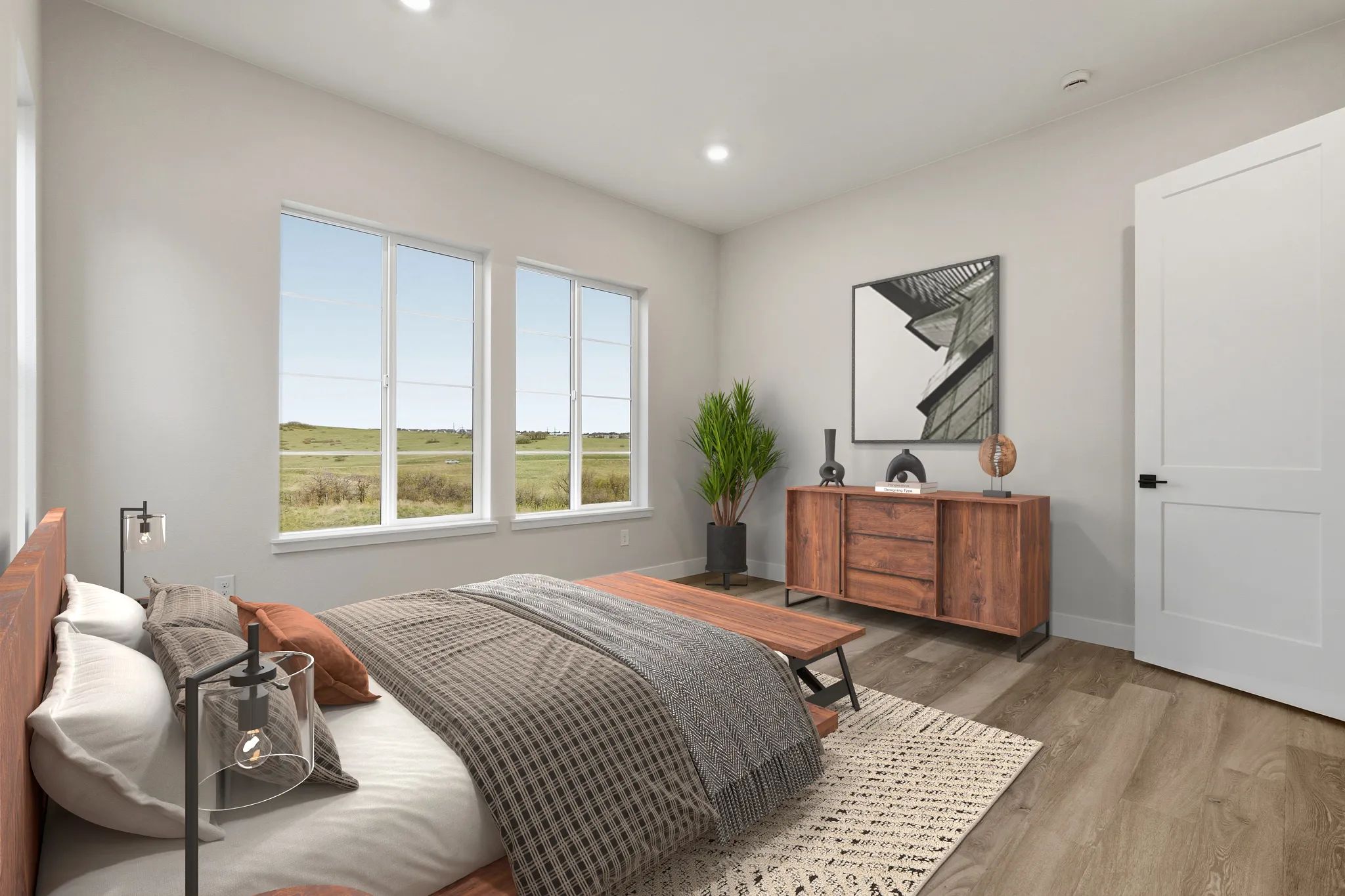 Homesite 8 Primary Bedroom - Virtually Staged