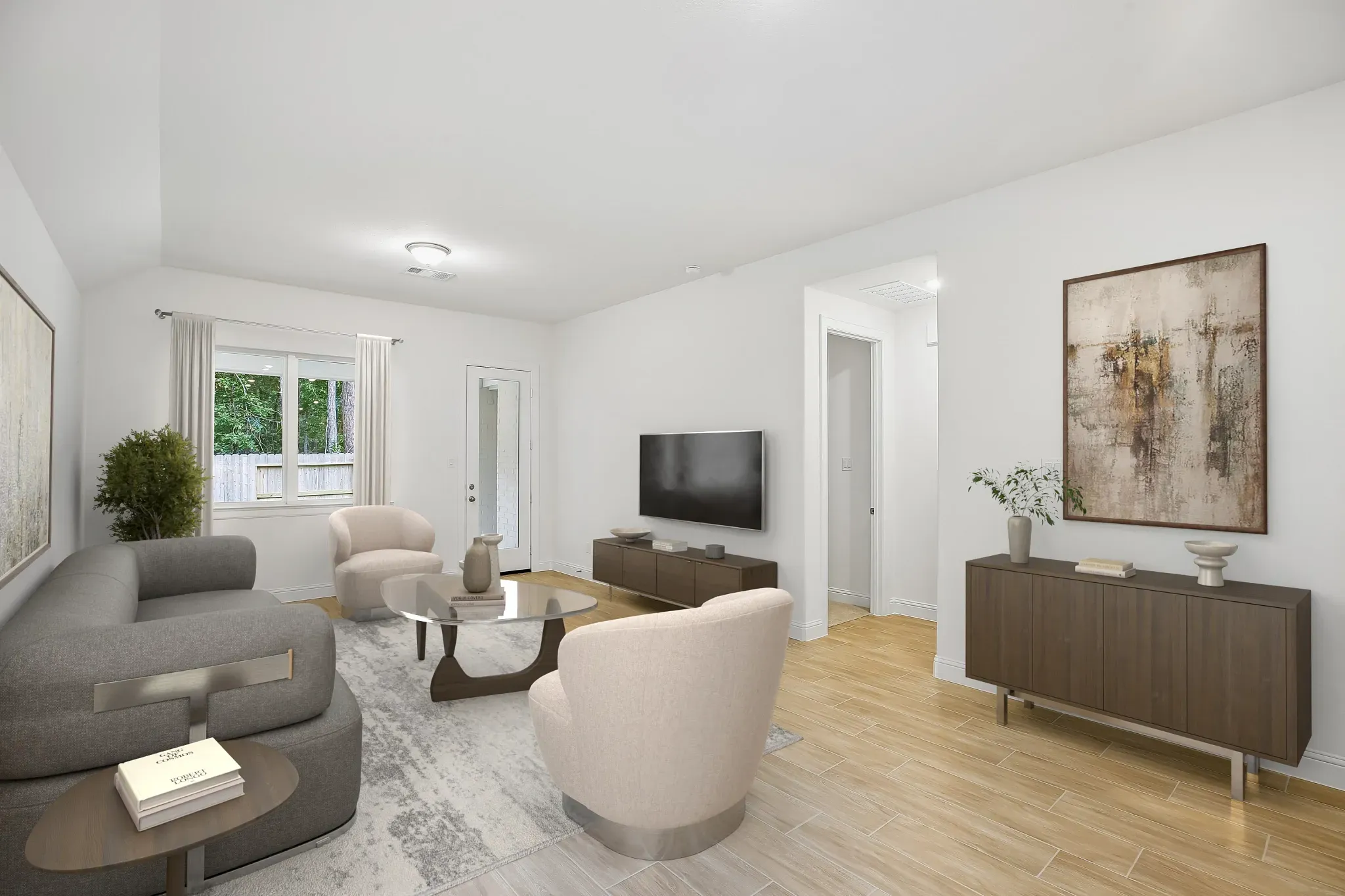 Homesite 1304 Great Room - Staged