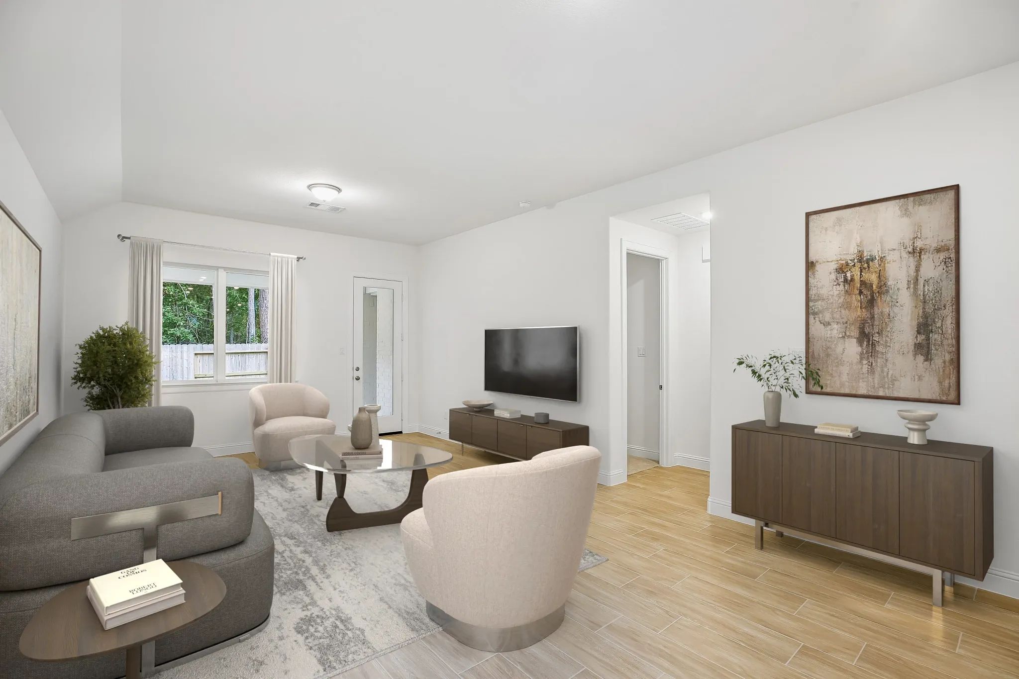Homesite 1304 Great Room - Staged