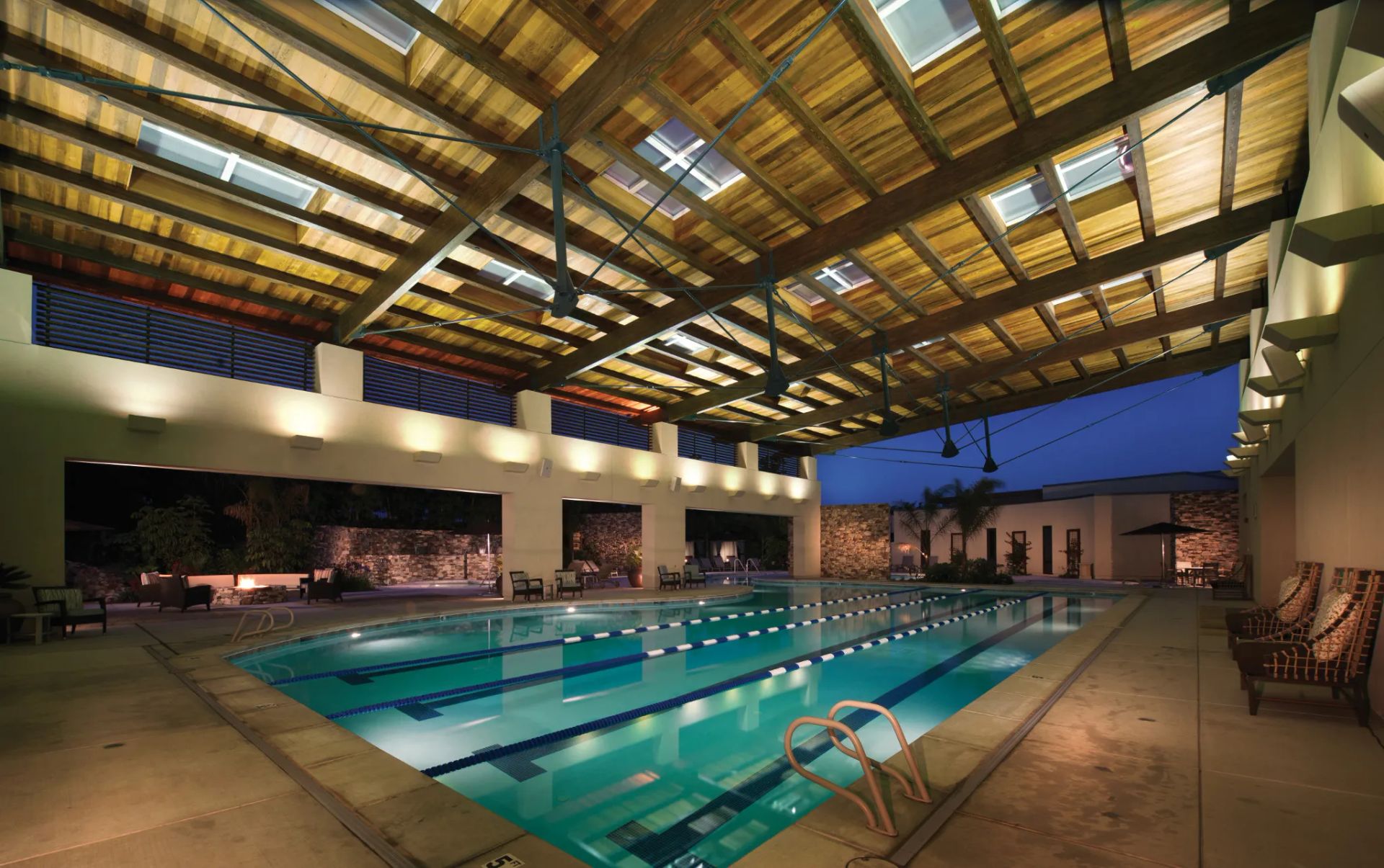 Covered Resort Lap Pool