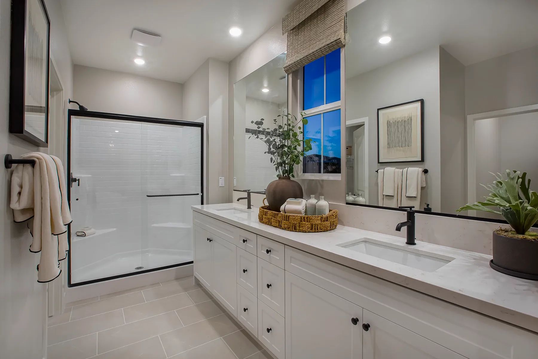 Plan 1 Model Primary Bathroom