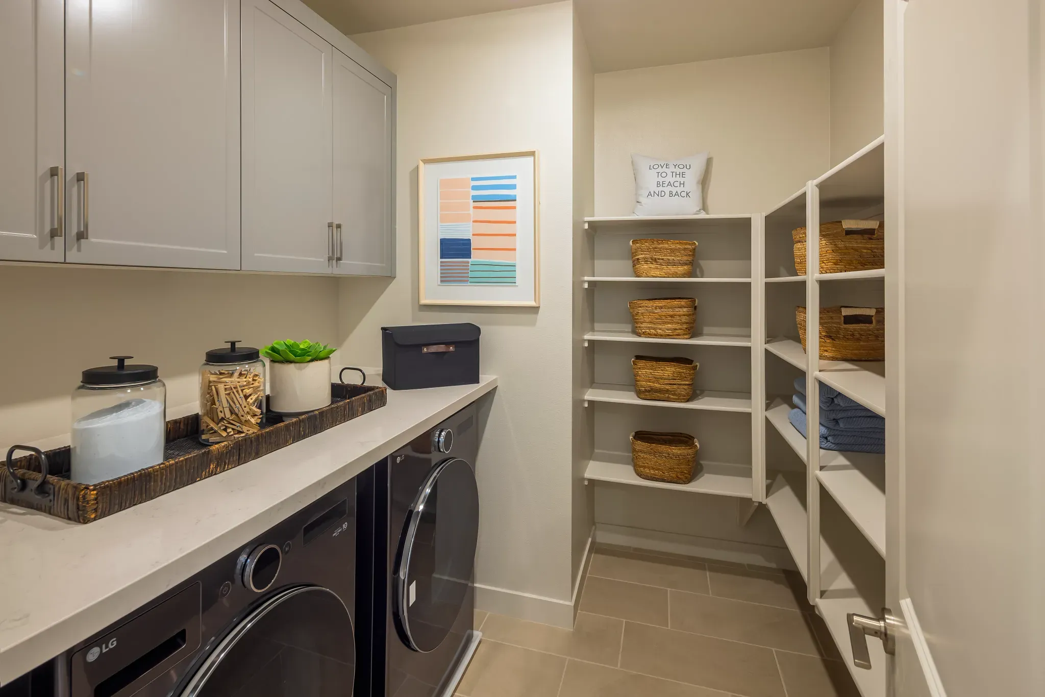 Plan 3 Model Laundry Room