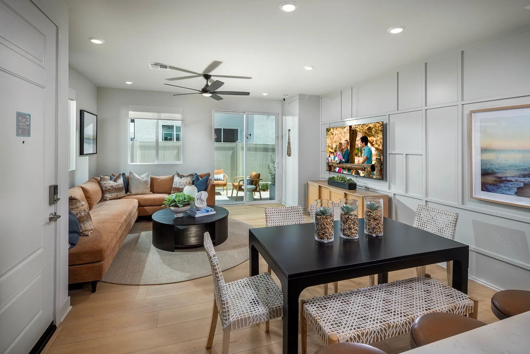 Plan 3 Model Living Room