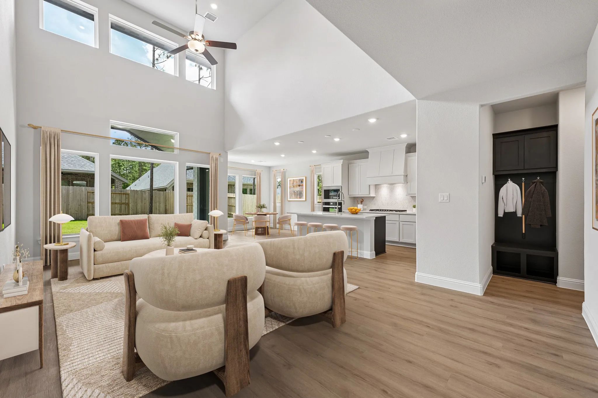 Homesite 2511 Great Room - Staged