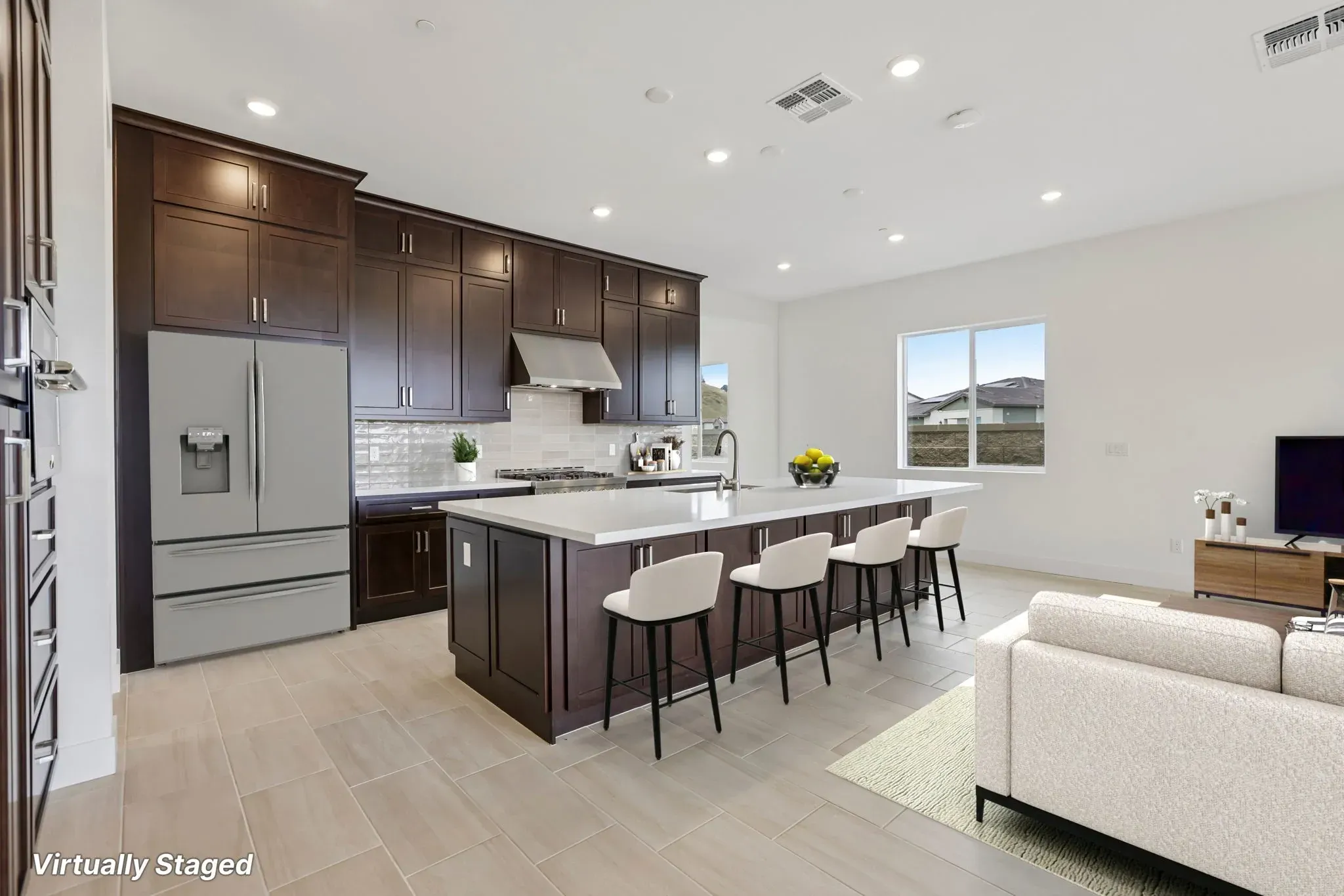 The Meadows Lot 7 Kitchen Virtually Staged