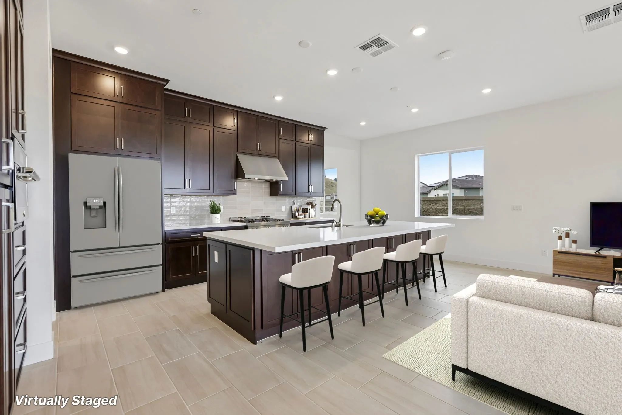 The Meadows Lot 7 Kitchen Virtually Staged