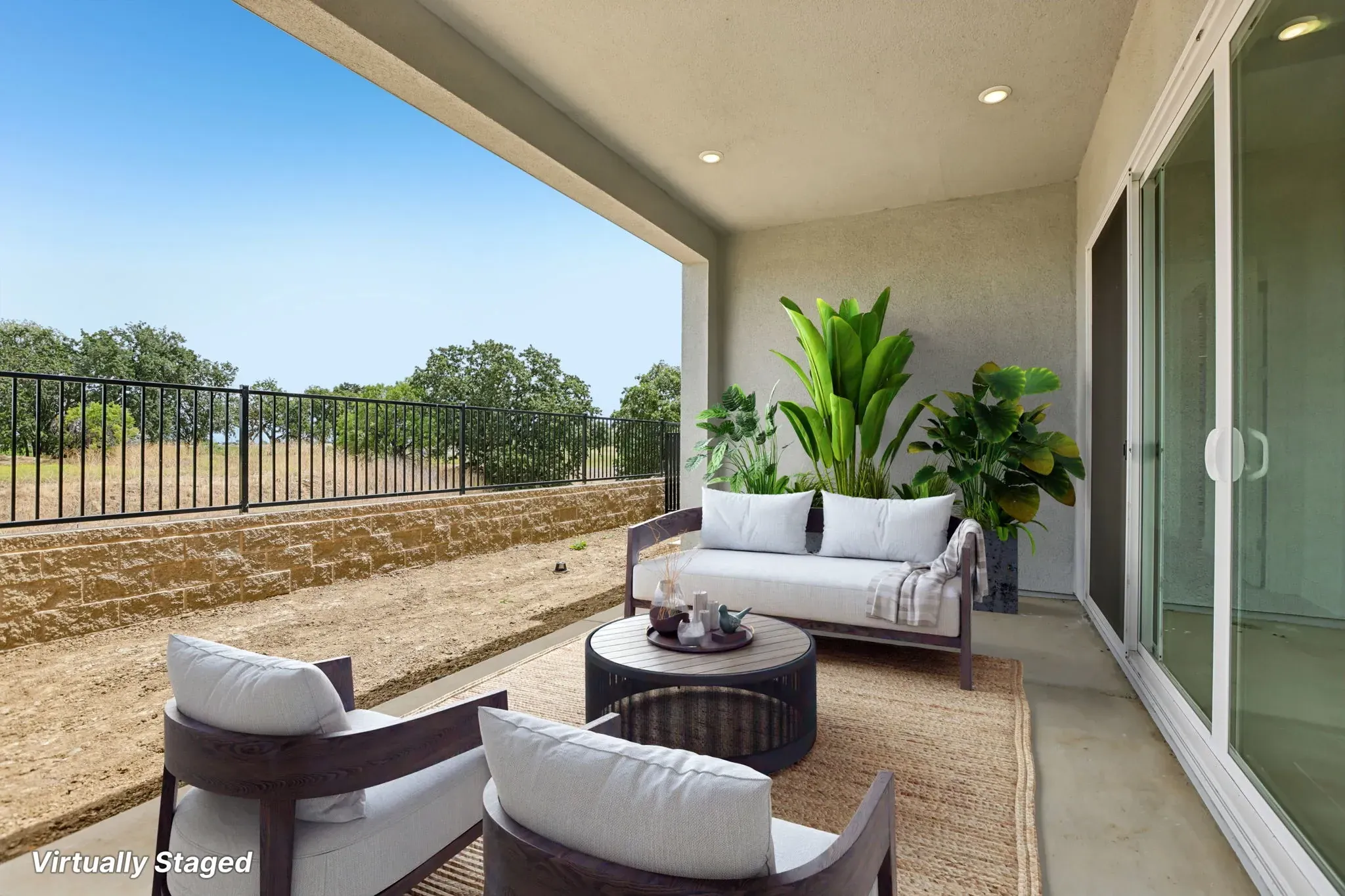 The Meadows Lot 7 Outdoor Room Virtually Staged