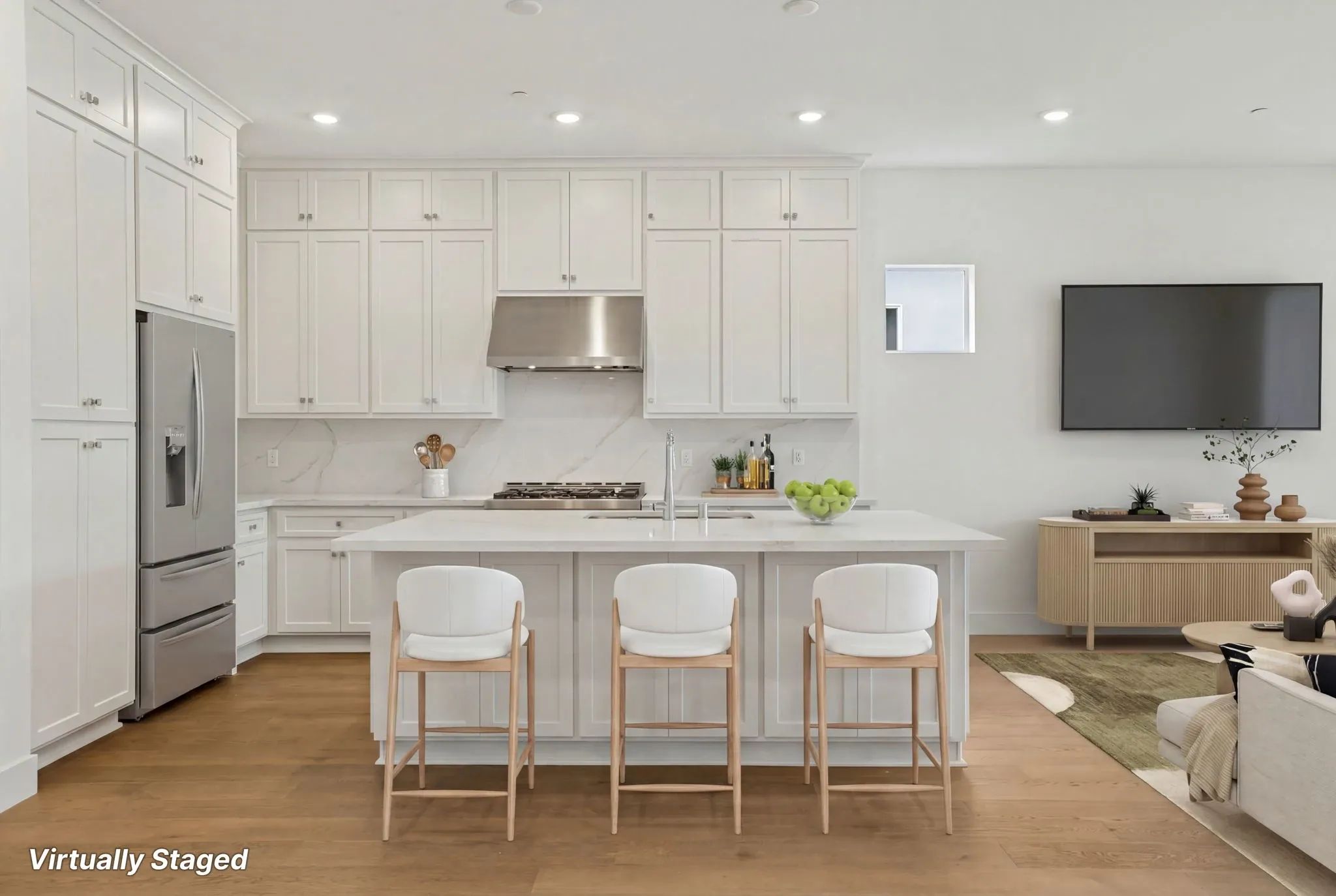 The Meadows Homesite 9 Kitchen Virtually Staged