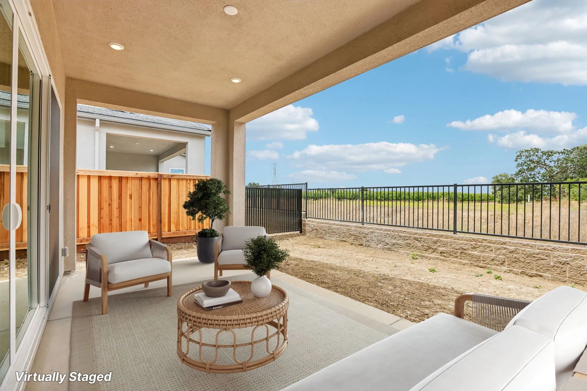The Meadows Homesite 9 Outdoor Room Virtually Stag