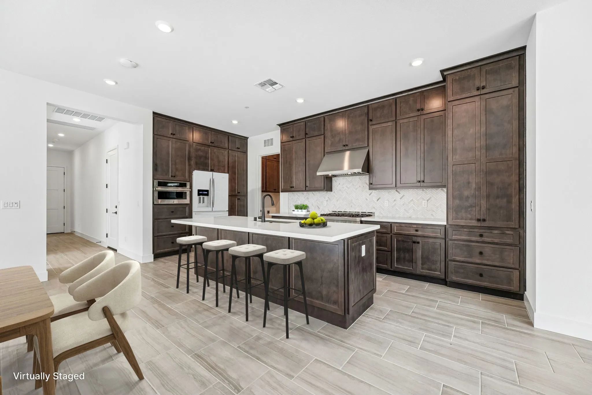 The Meadows Homesite 10 Kitchen Virtually Staged