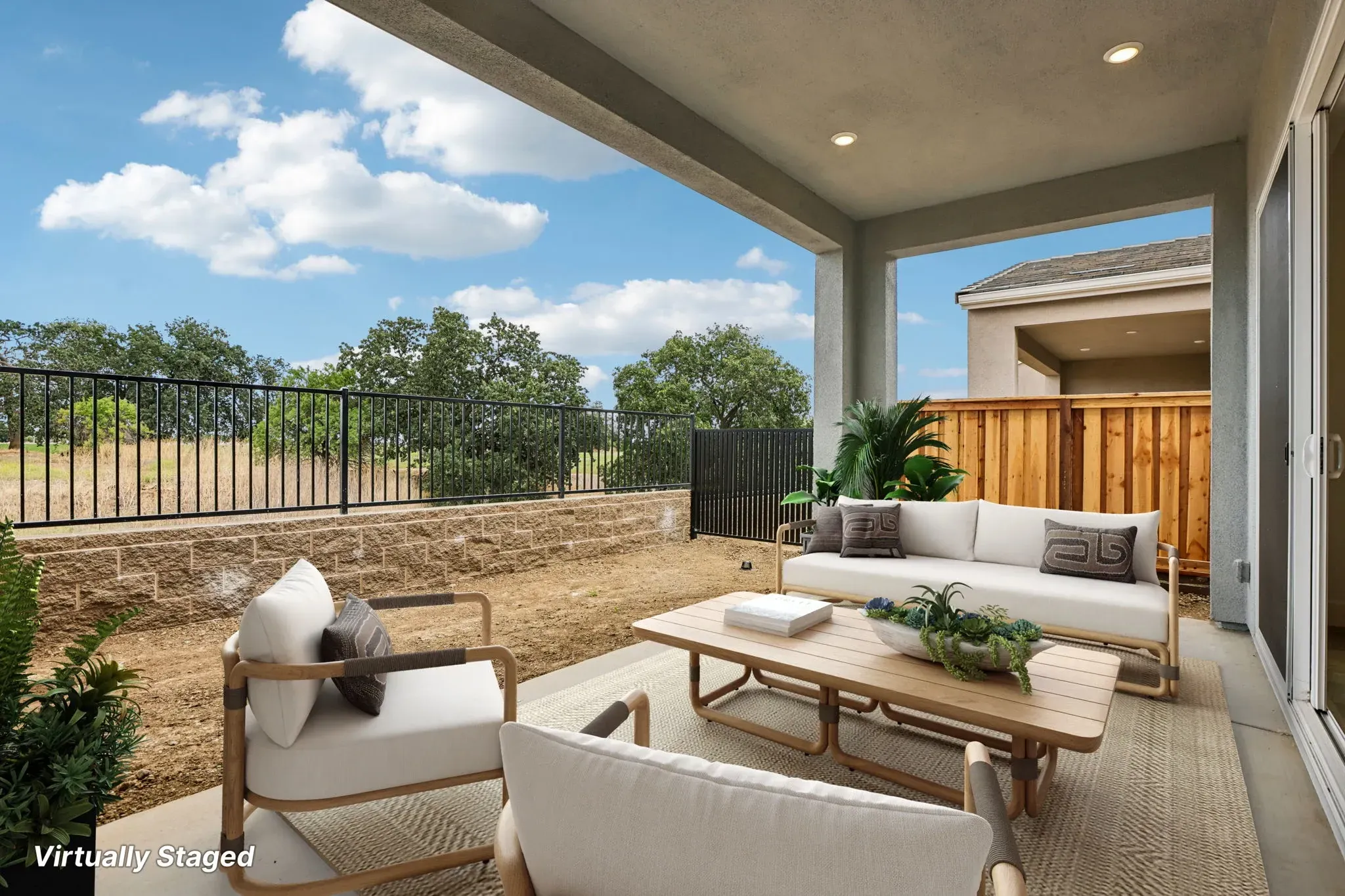 The Meadows Homesite 8 Outdoor Room Virtually Stag