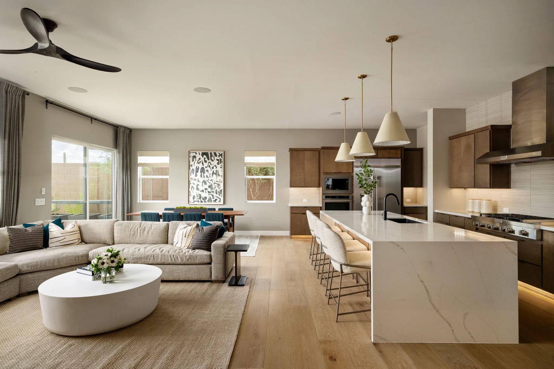 Plan 5034 Model Great Room